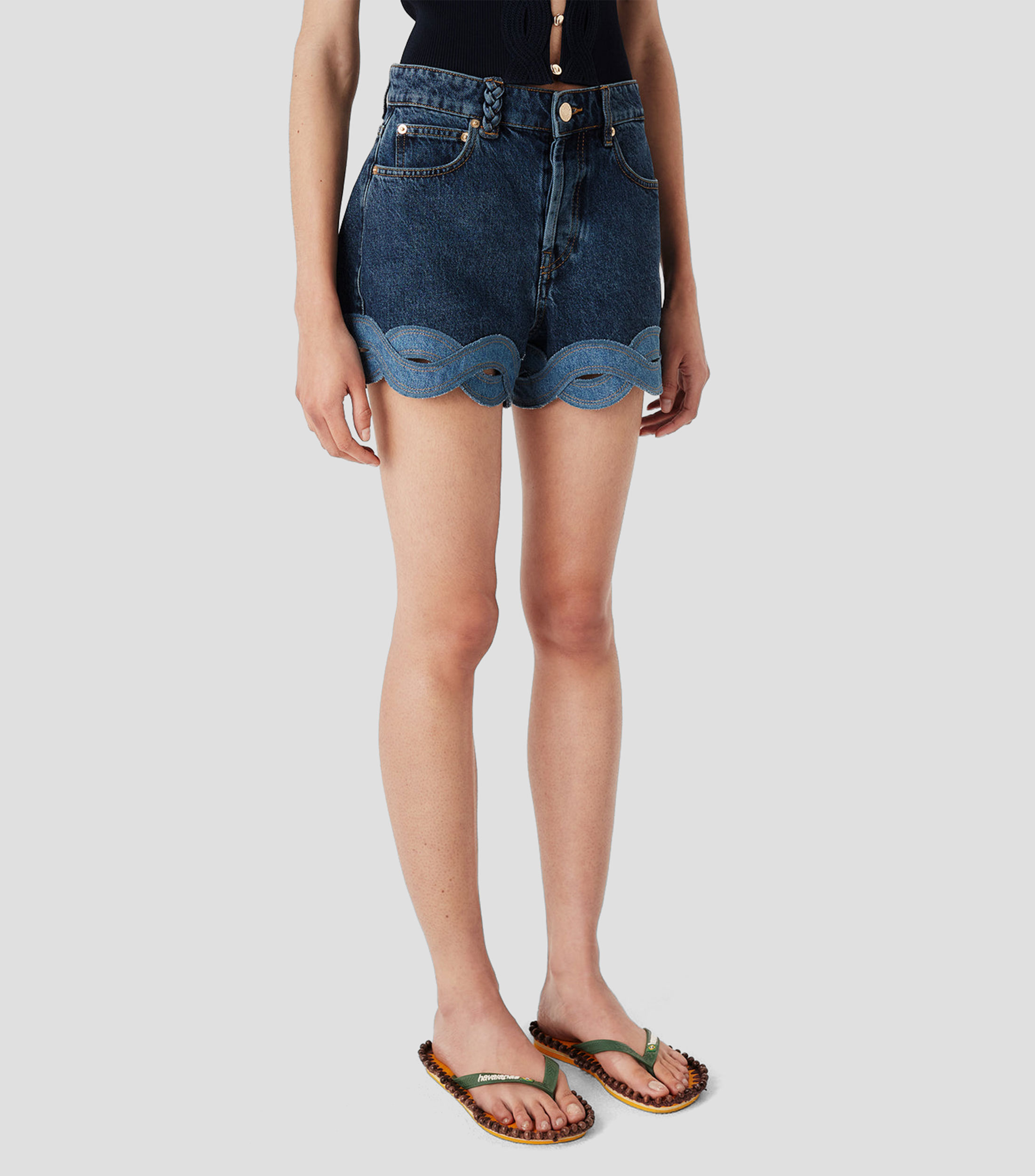 Short jaspeado Mujer