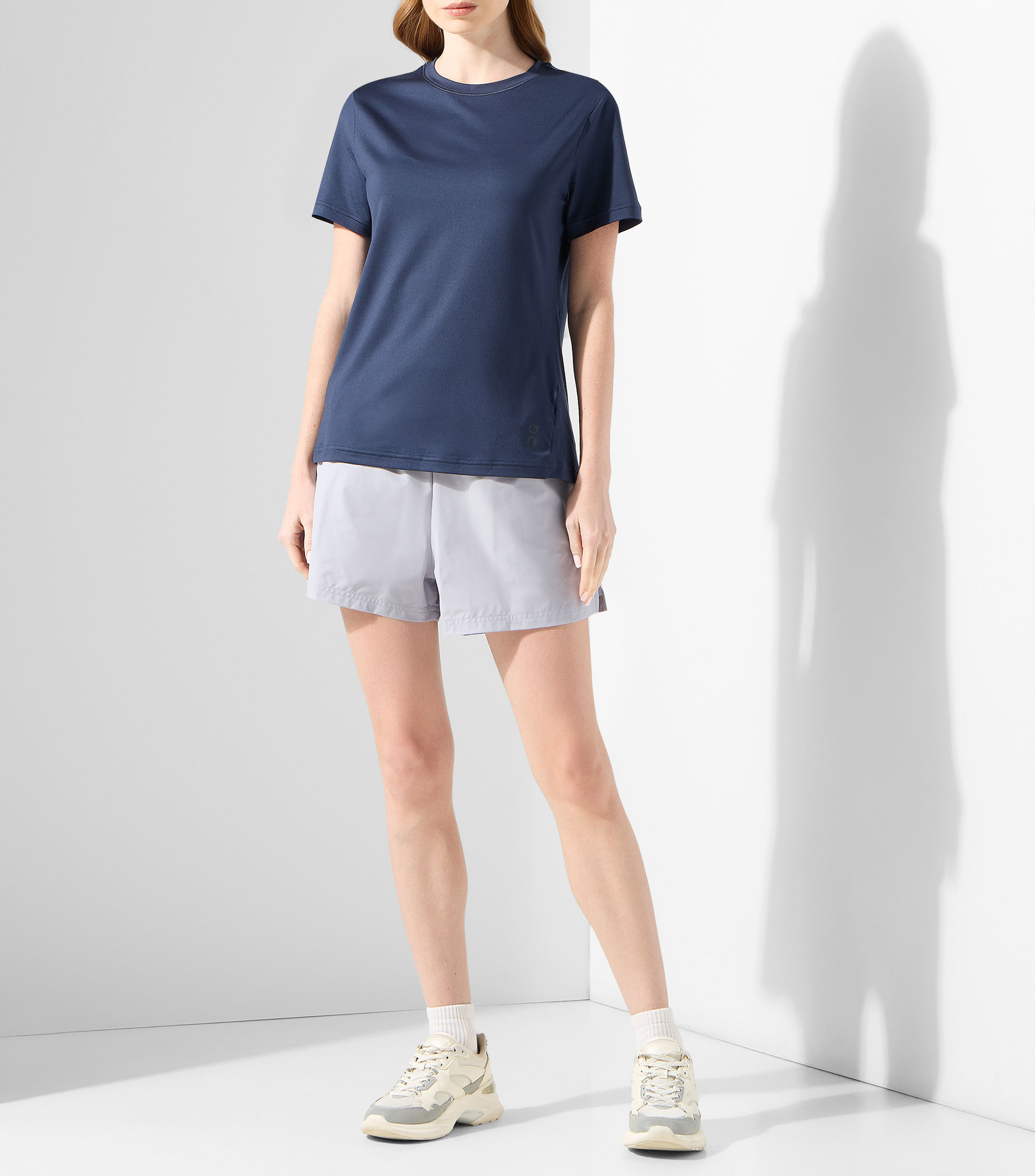 Short de entrenamiento liso Mujer