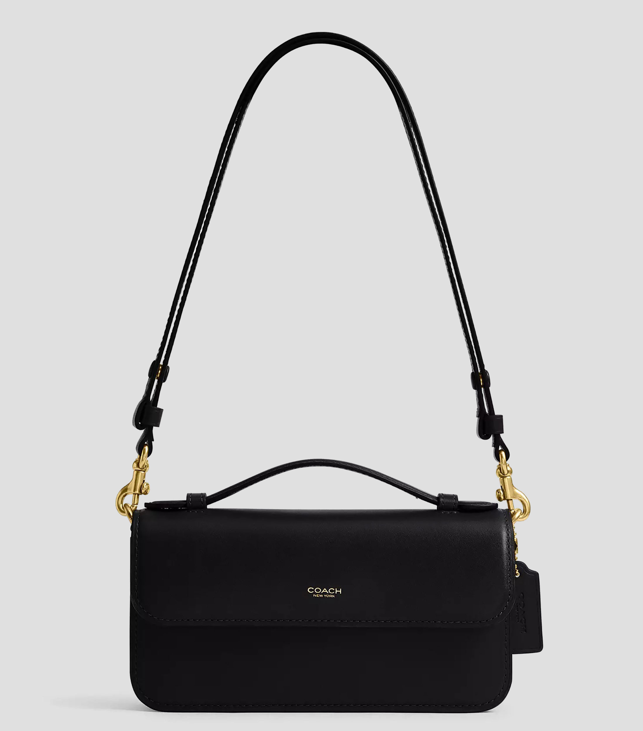 Bolsa Crossbody en cuero lisa Mujer