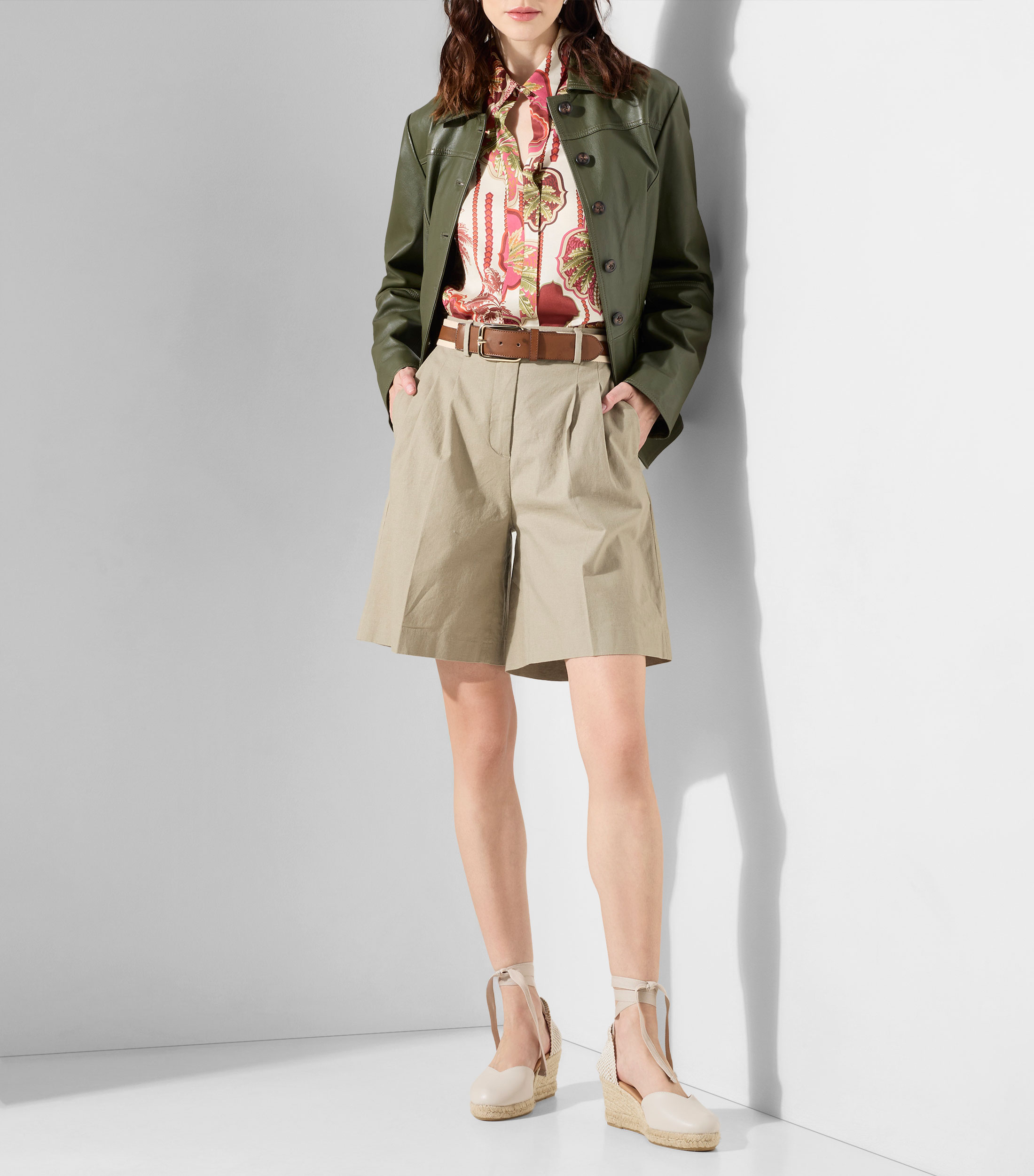 Short de vestir liso Mujer