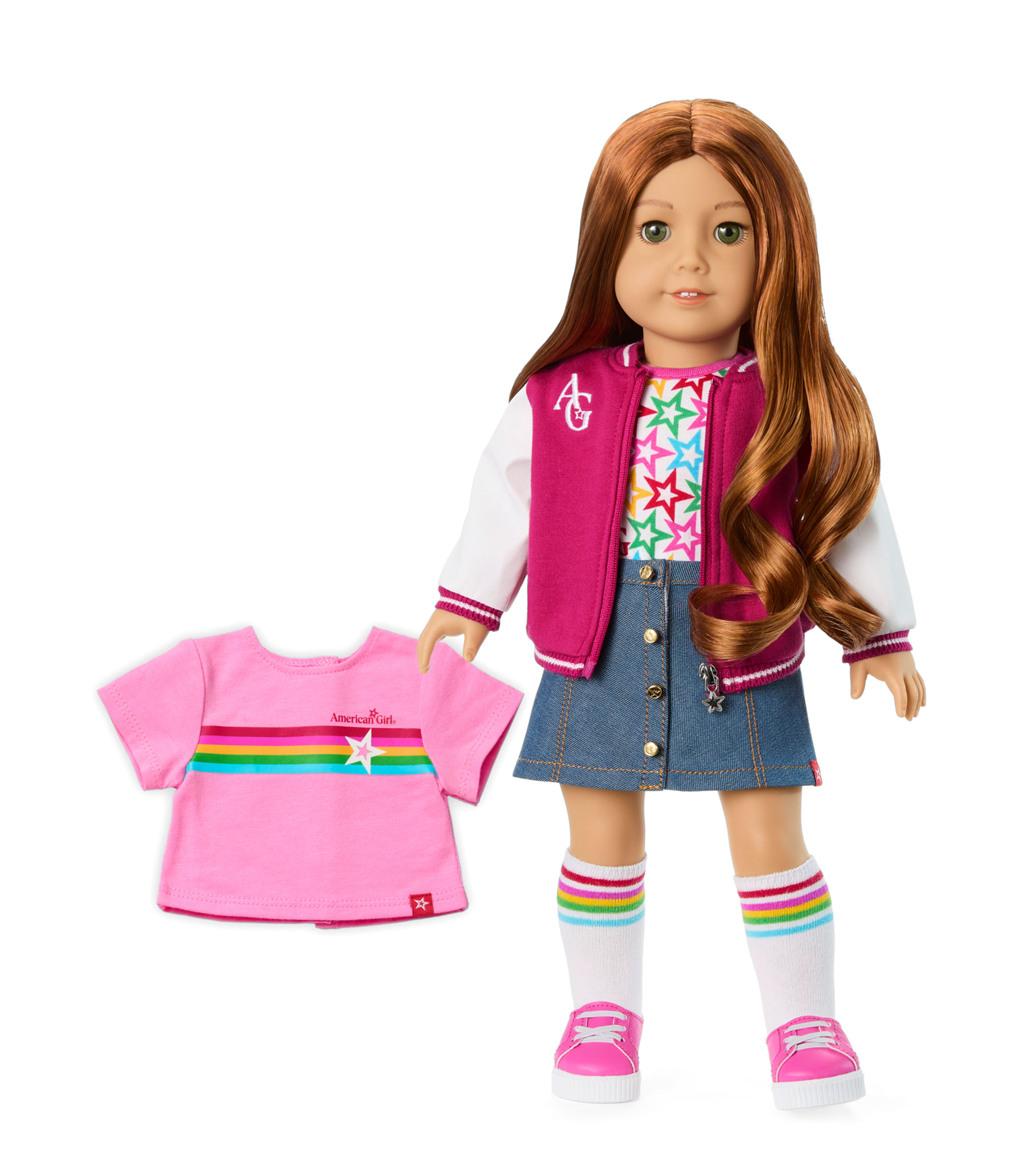 Muñeca Truly Me, cabello pelirrojo con caireles