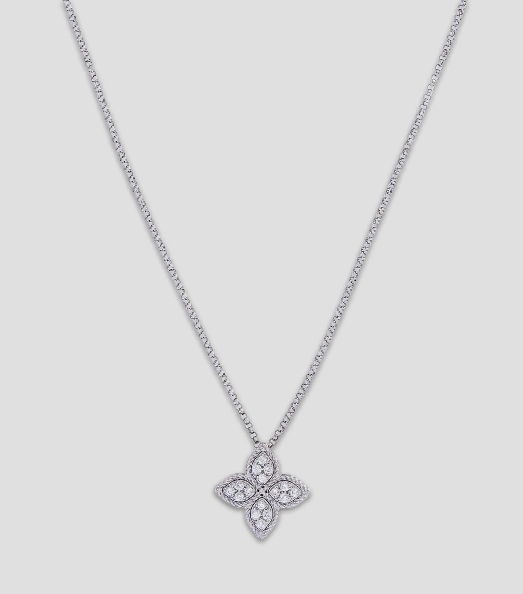 Collar en Oro de 18 kilates con piedras Mujer