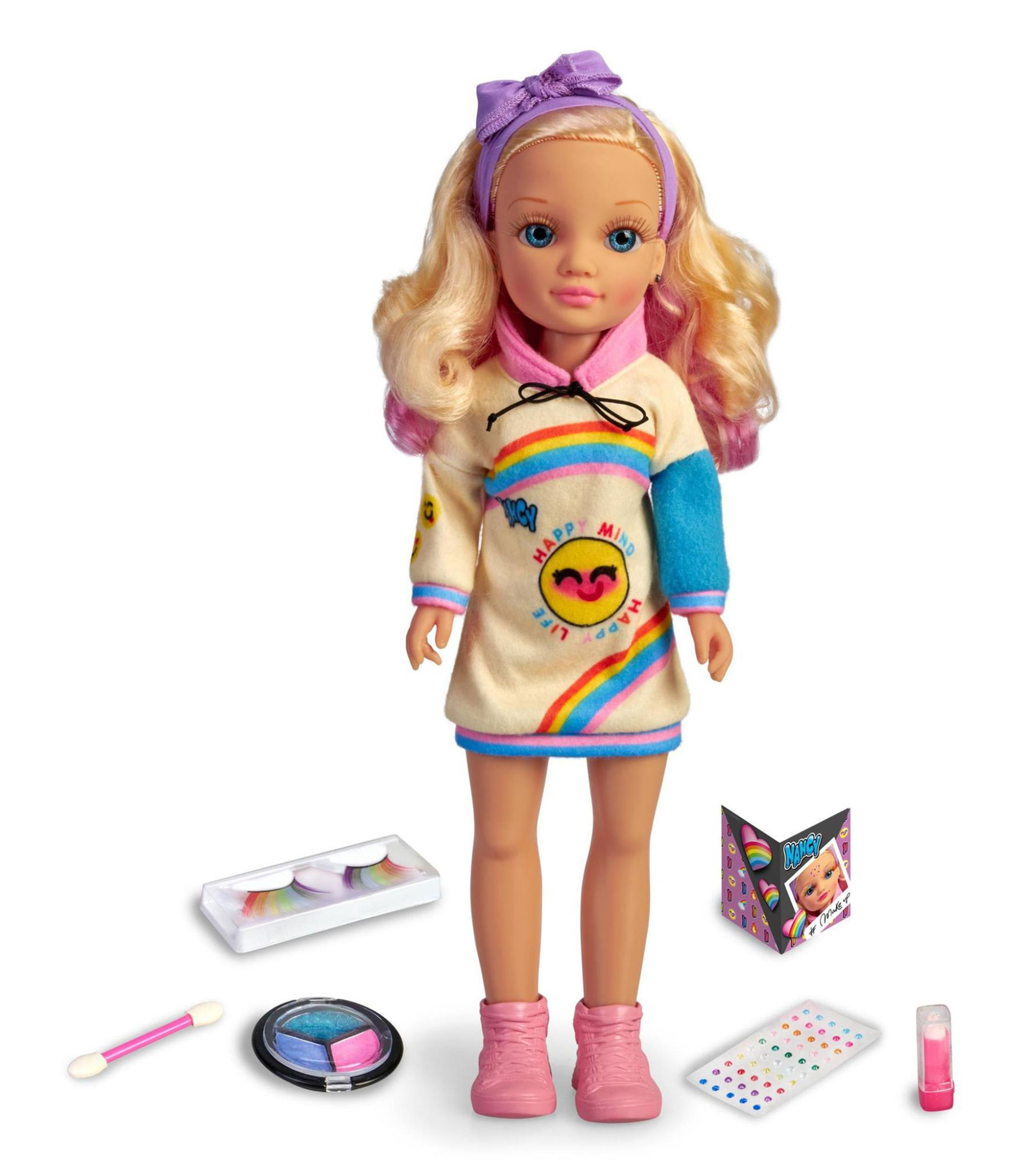 Muñeca Maquillaje de arcoíris