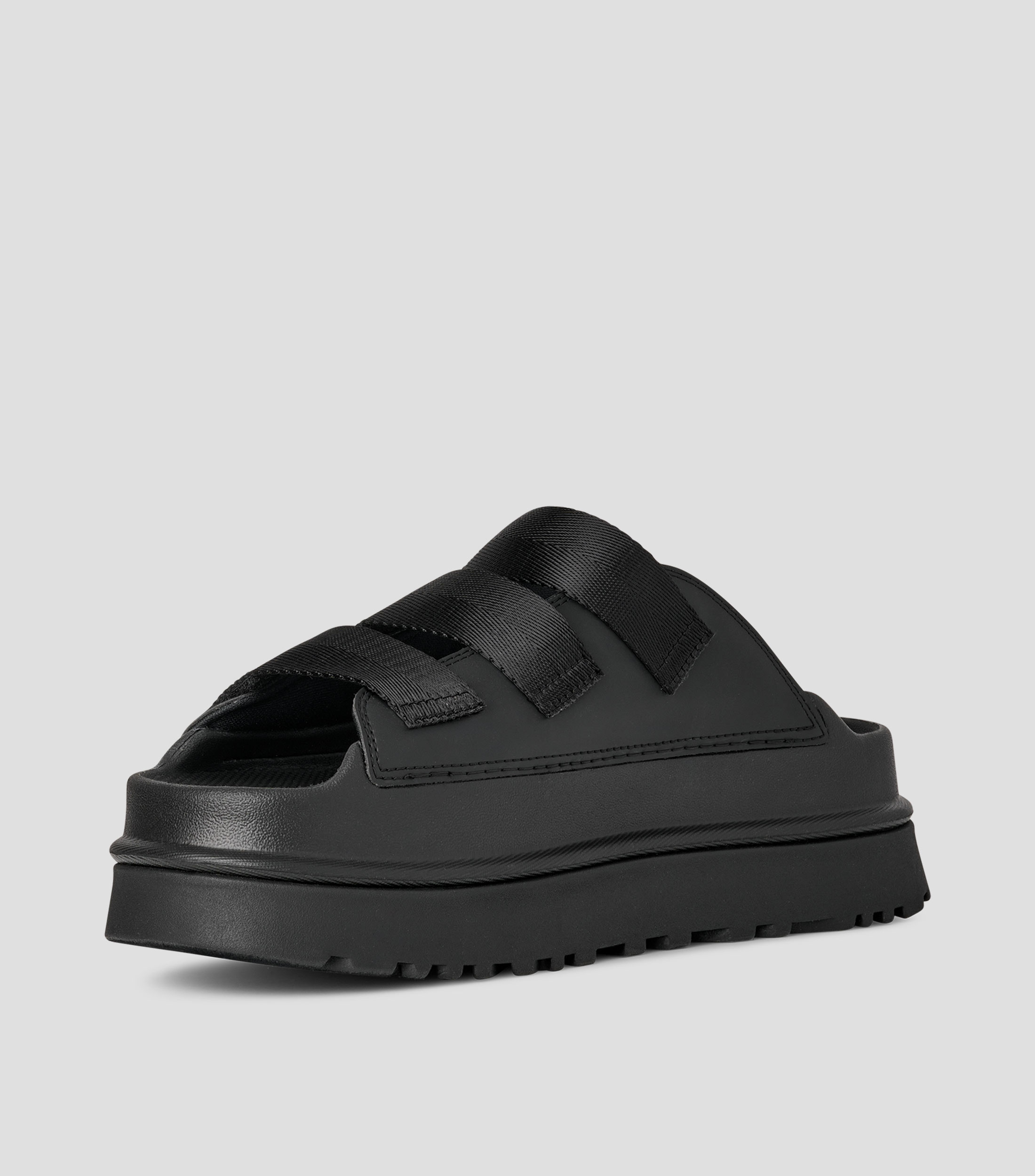 Sandalias planas con plataforma GoldenGlow Mujer