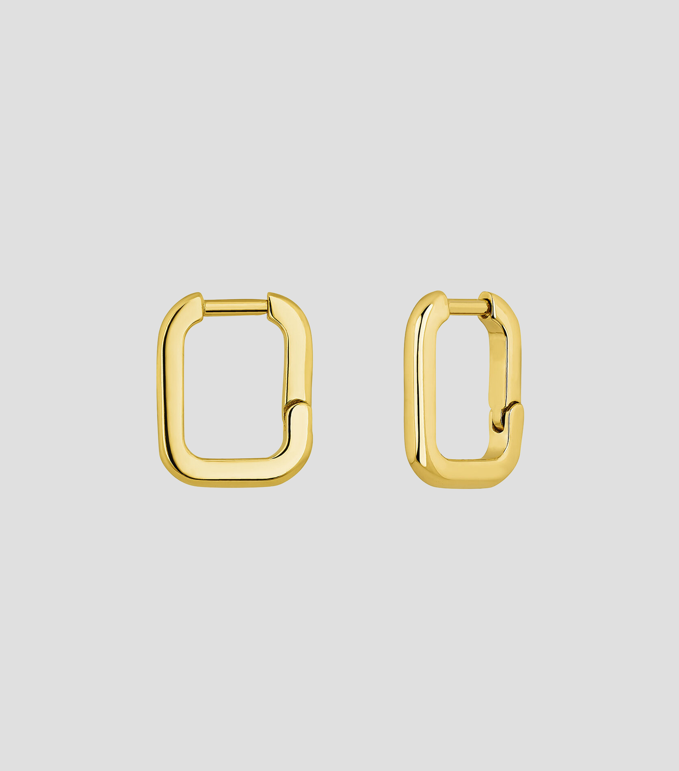 Aretes Cuadrados en Plata Mujer