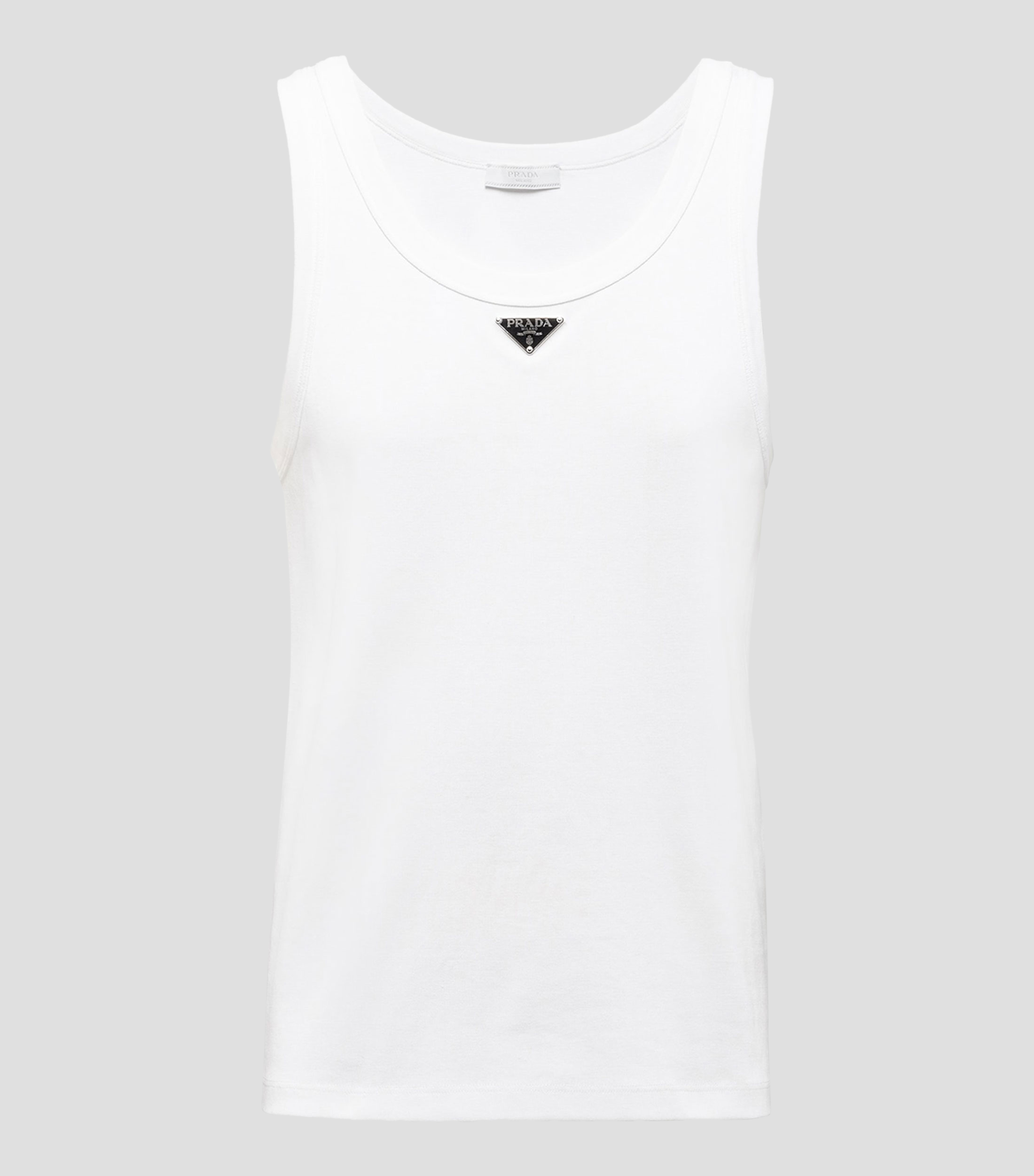 Playera cuello redondo sin mangas lisa Hombre