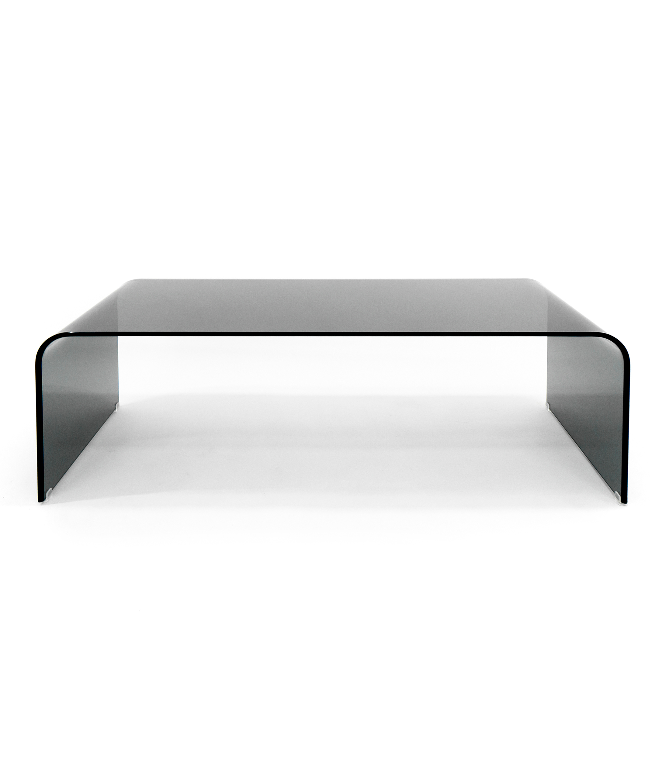 Mesa de centro en vidrio Smoke Basiko