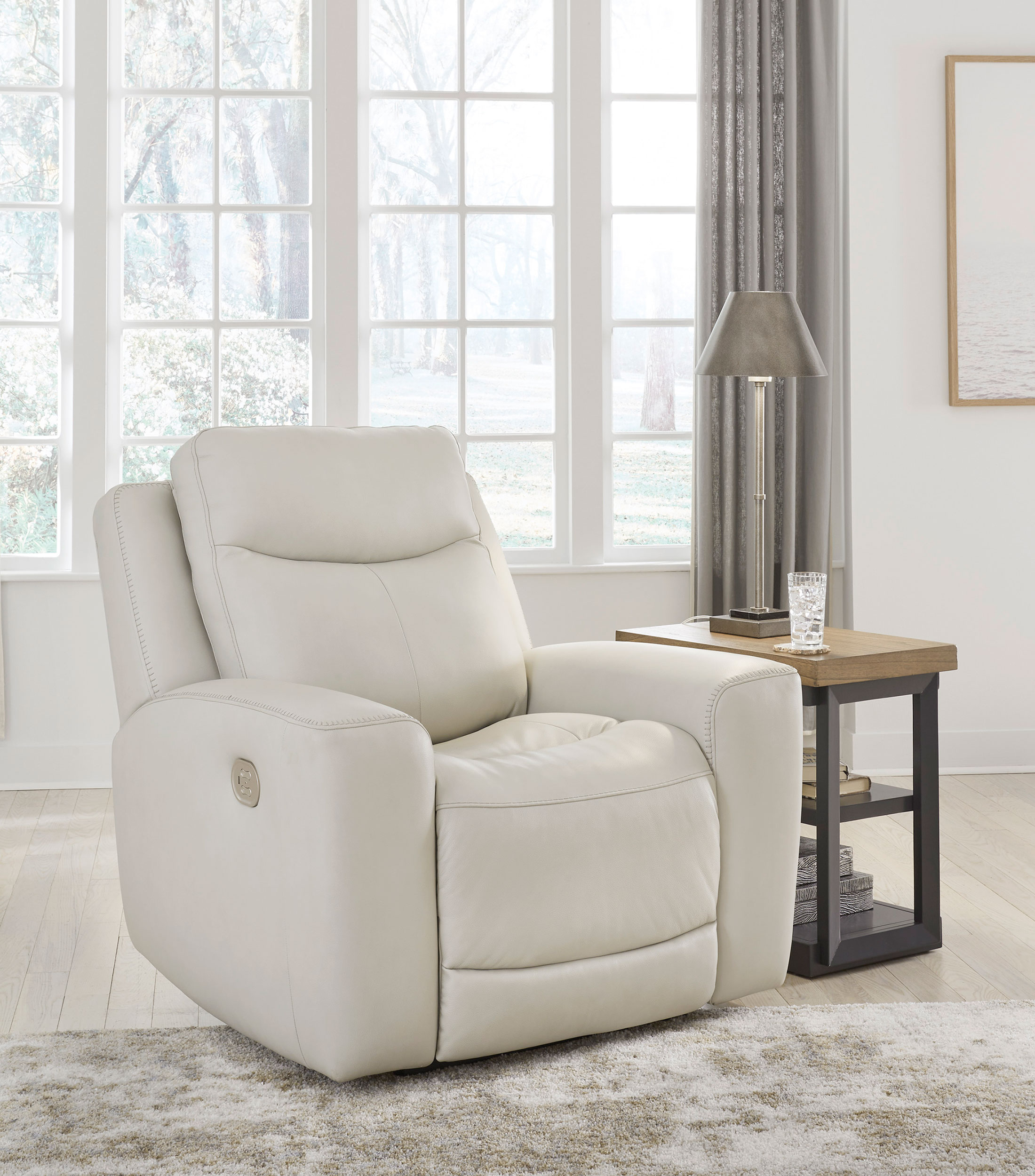Sillon reclinable Manaos beige en piel