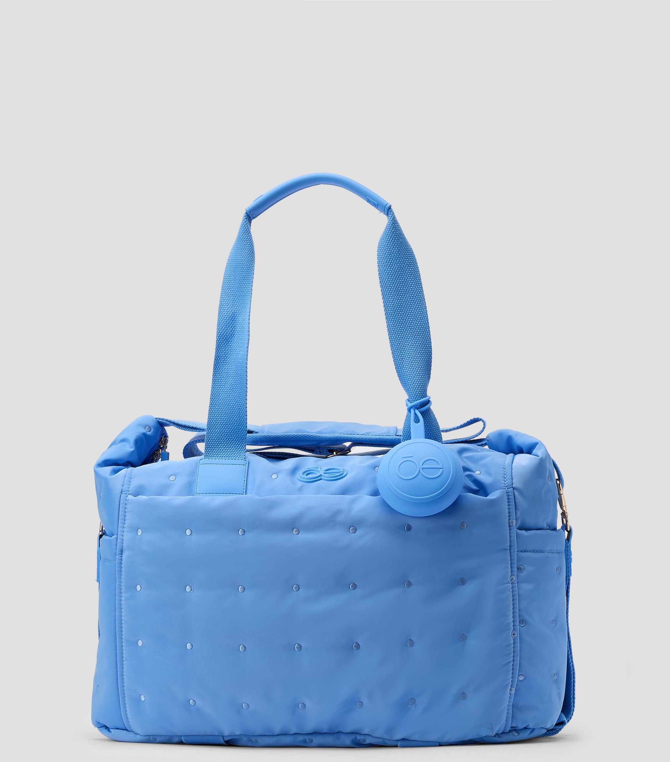 Pañalera duffle bag lisa con cambiador