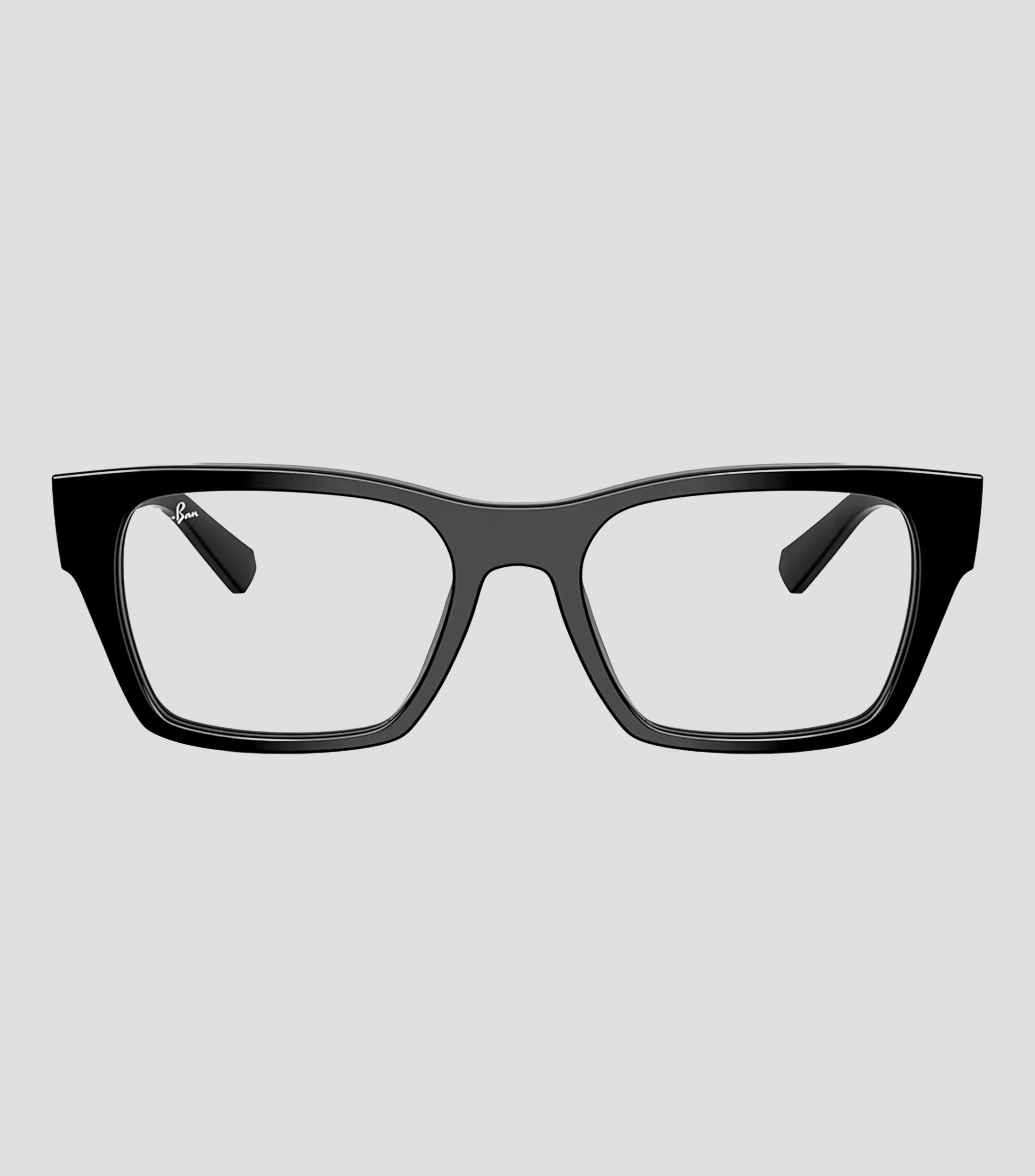 Lentes oftálmicos rectangulares negros Unisex