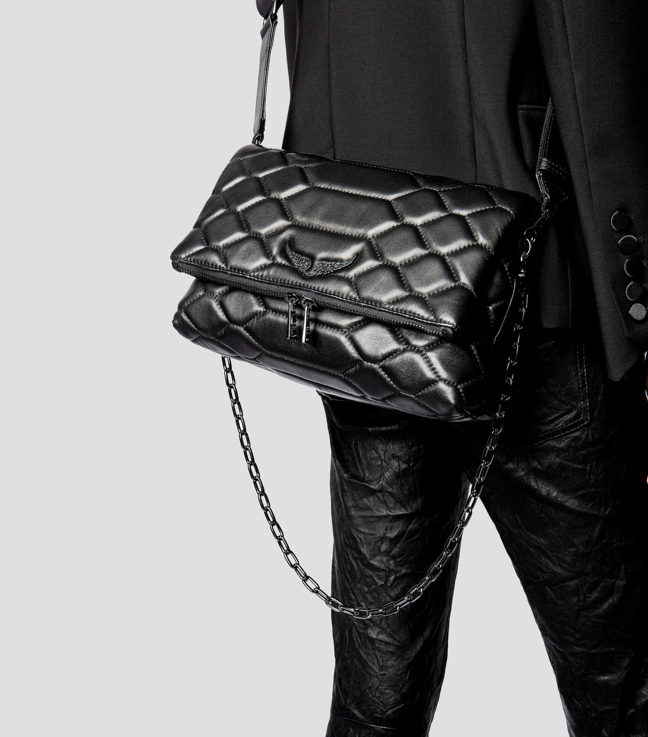Bolsa crossbody en piel Mat Scal Mujer