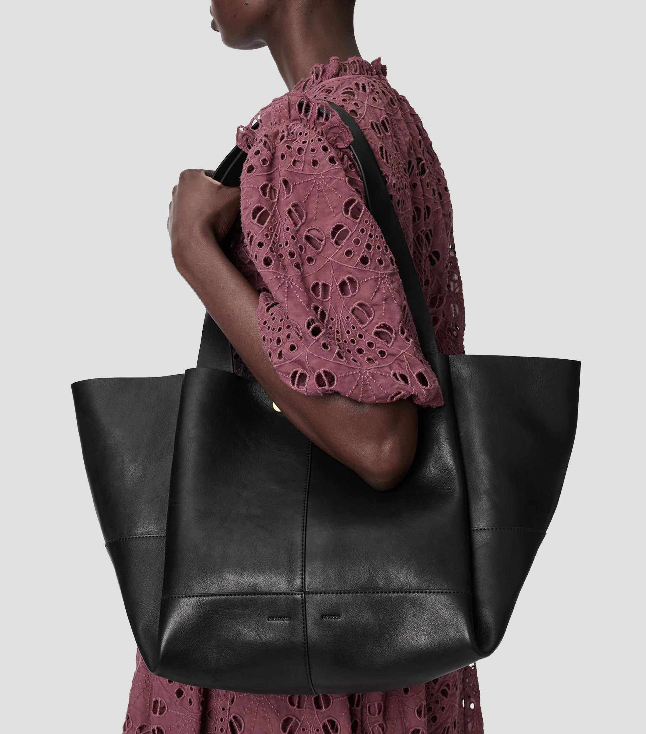 Bolsa tote Rosalie en cuero Mujer