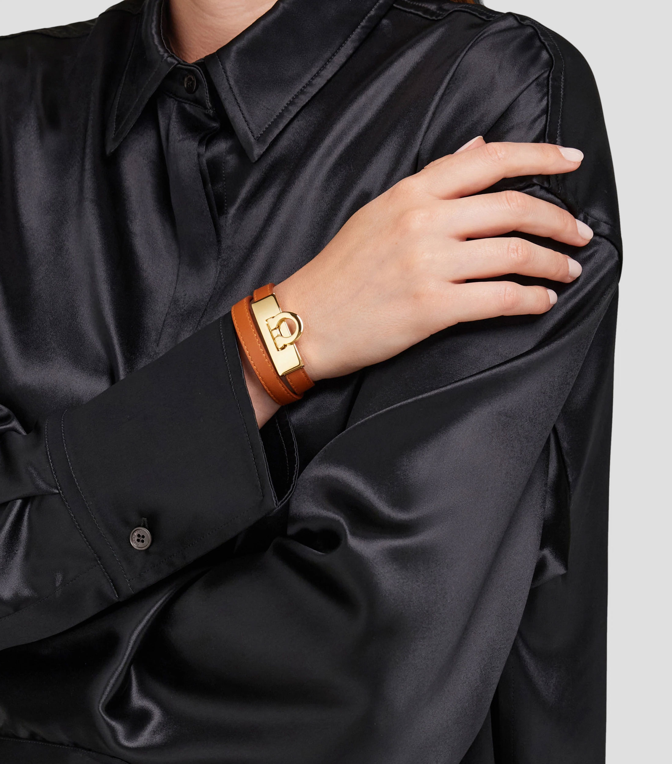Pulsera de dos vueltas Gancini Mujer