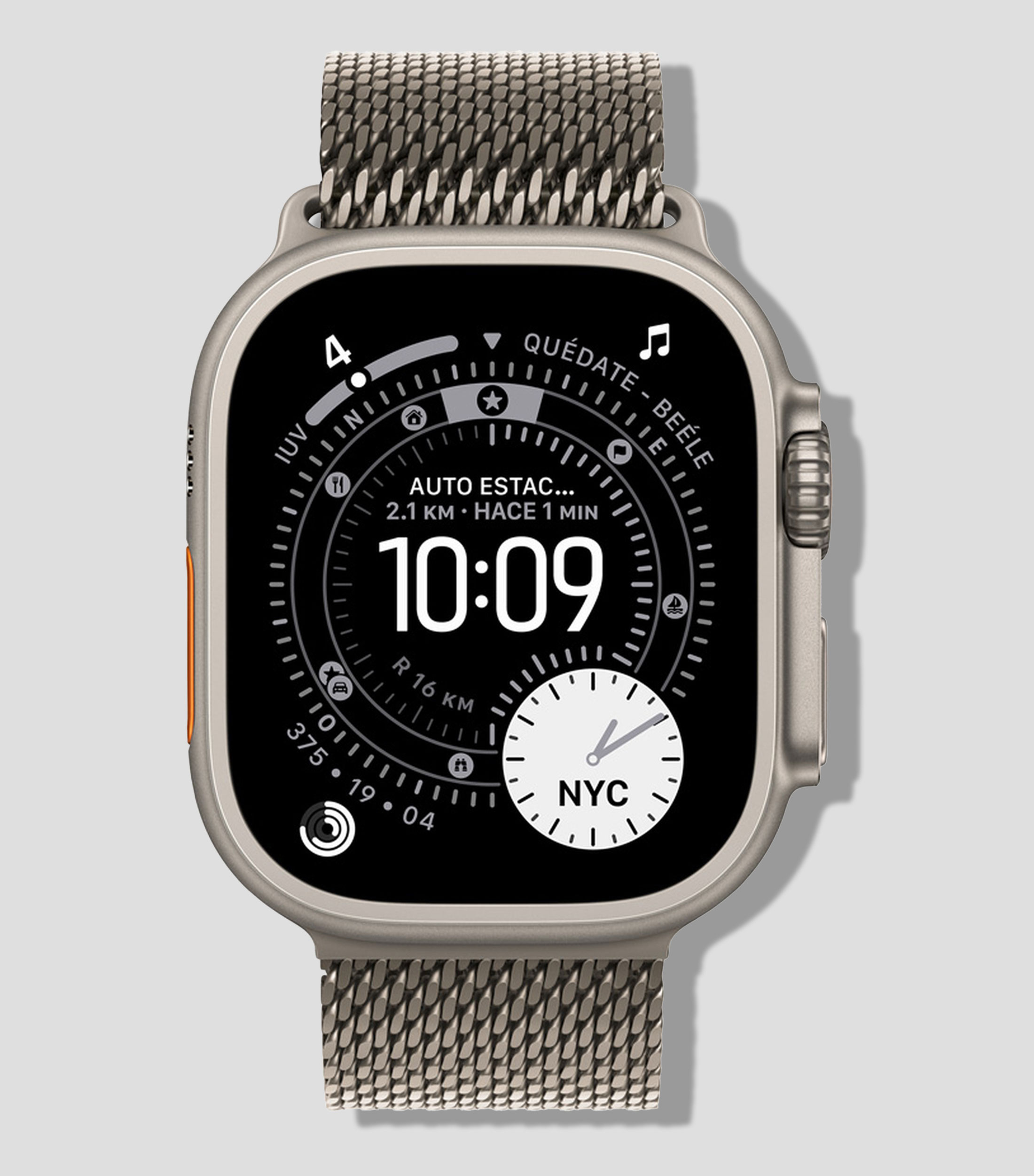 Apple Watch Ultra 3 GPS de 49 mm, Caja de Titanio