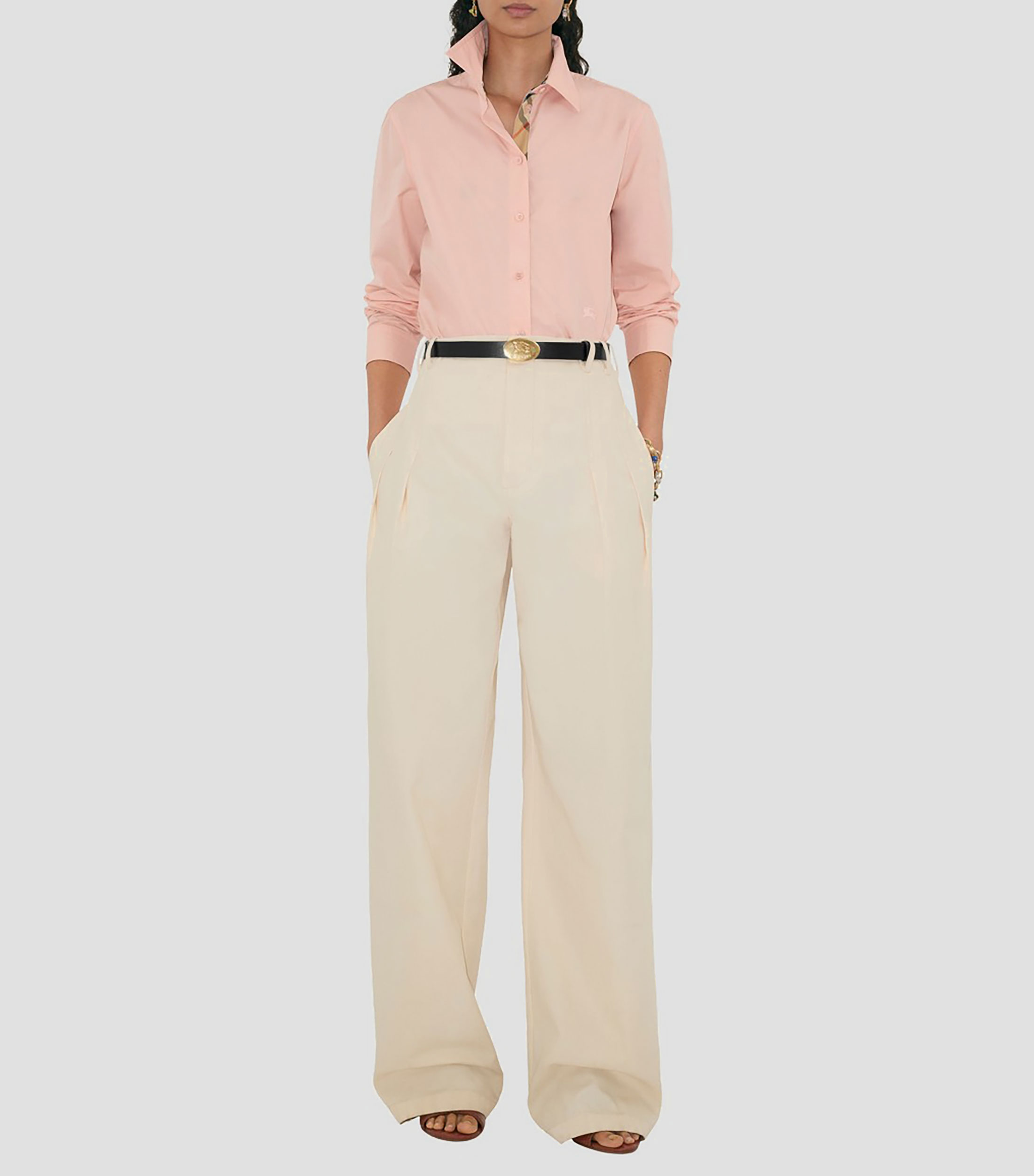 Cinturón reversible en piel casual Mujer