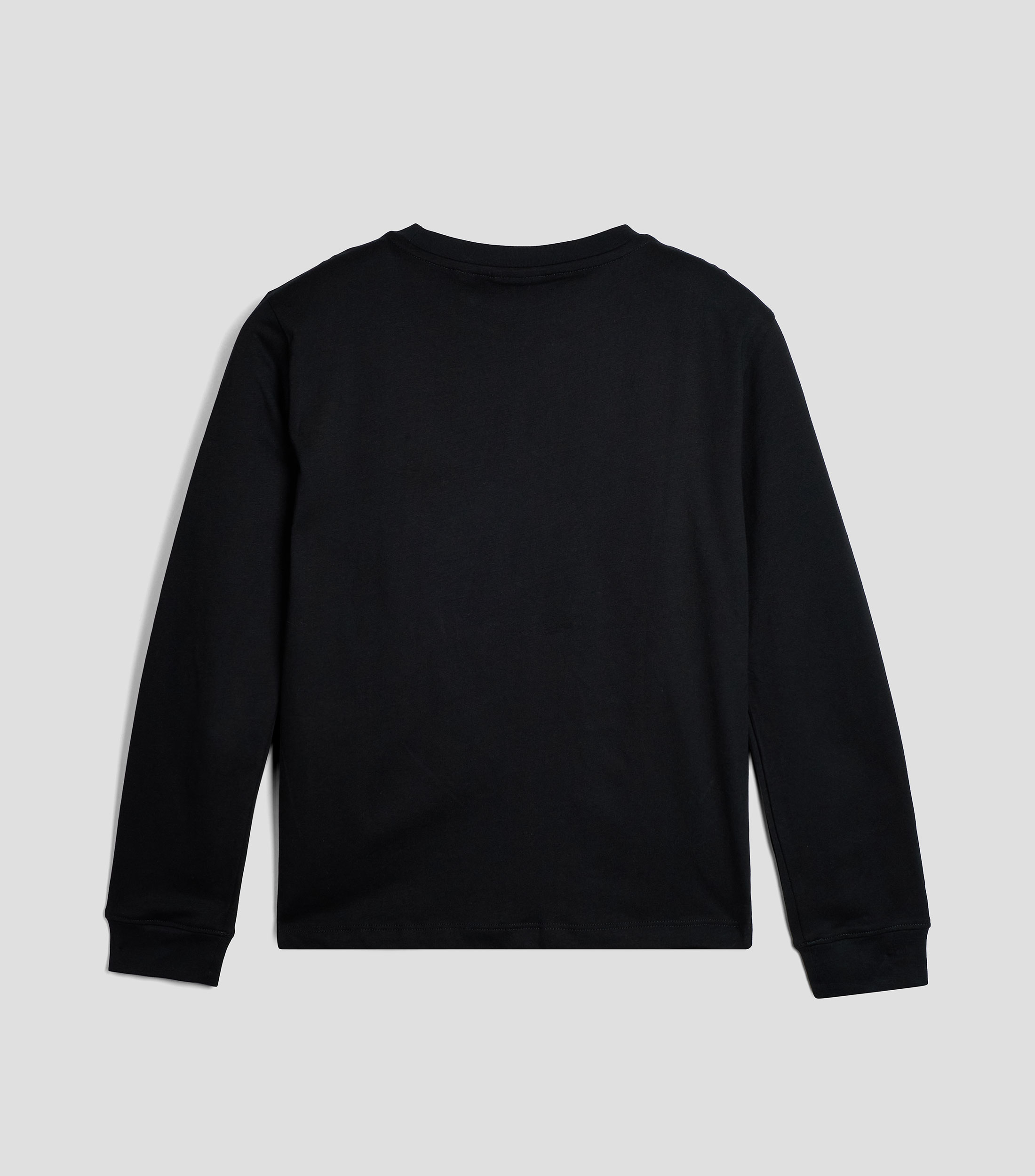 Playera cuello redondo manga larga lisa Niño