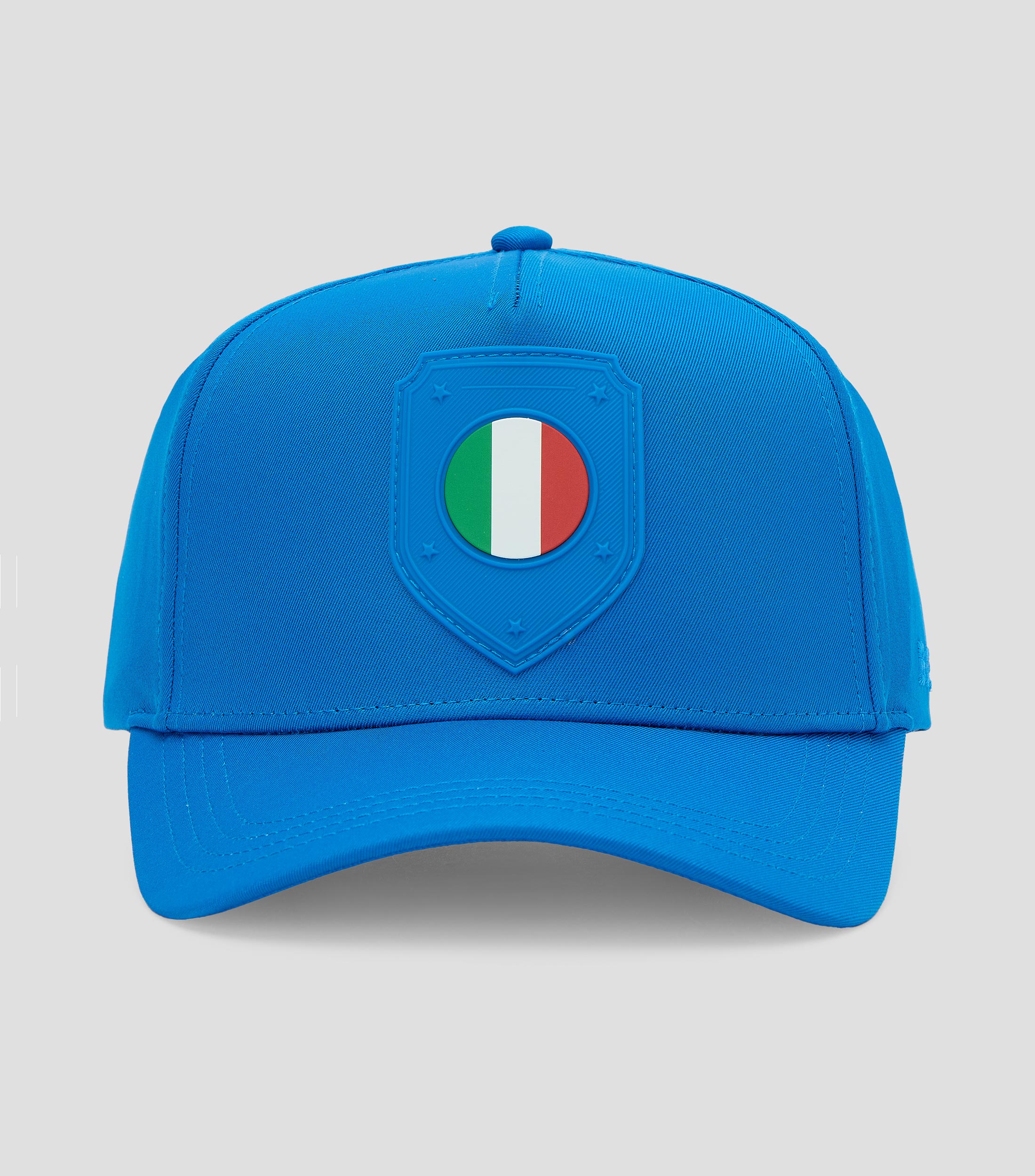Gorra con escudo de Italia azul Hombre