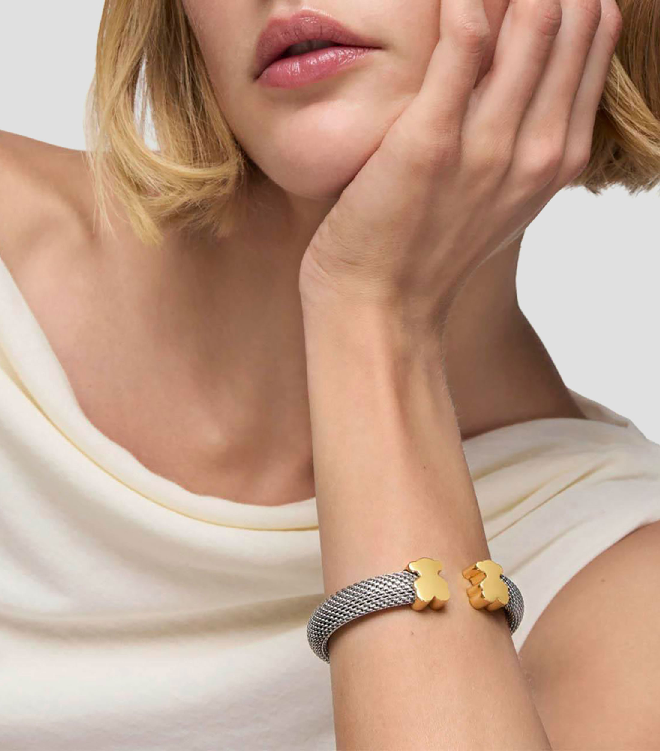 Pulsera esclava con Osos Icon Mesh Mujer