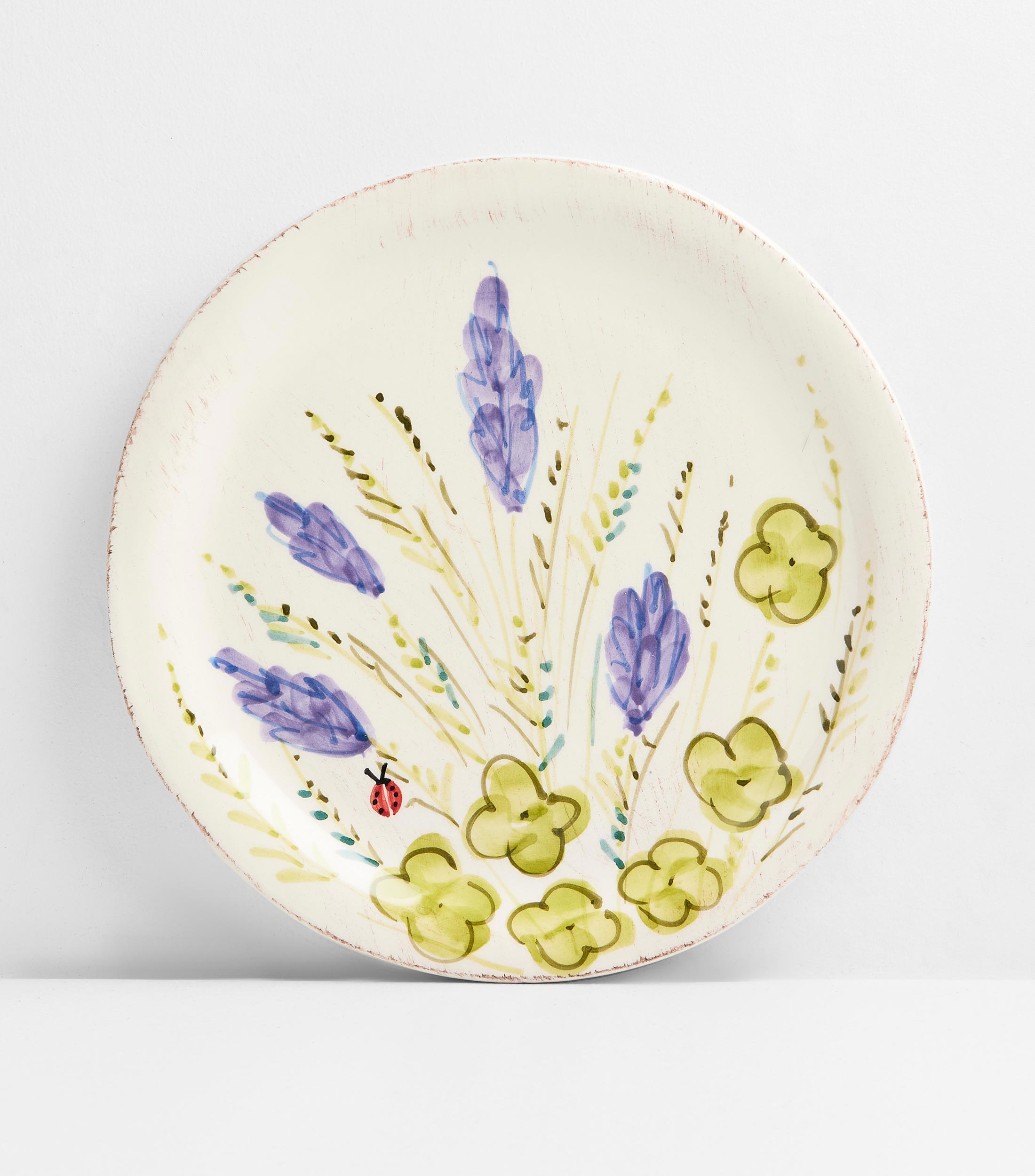 Plato para ensalada Prato Flor Lavanda