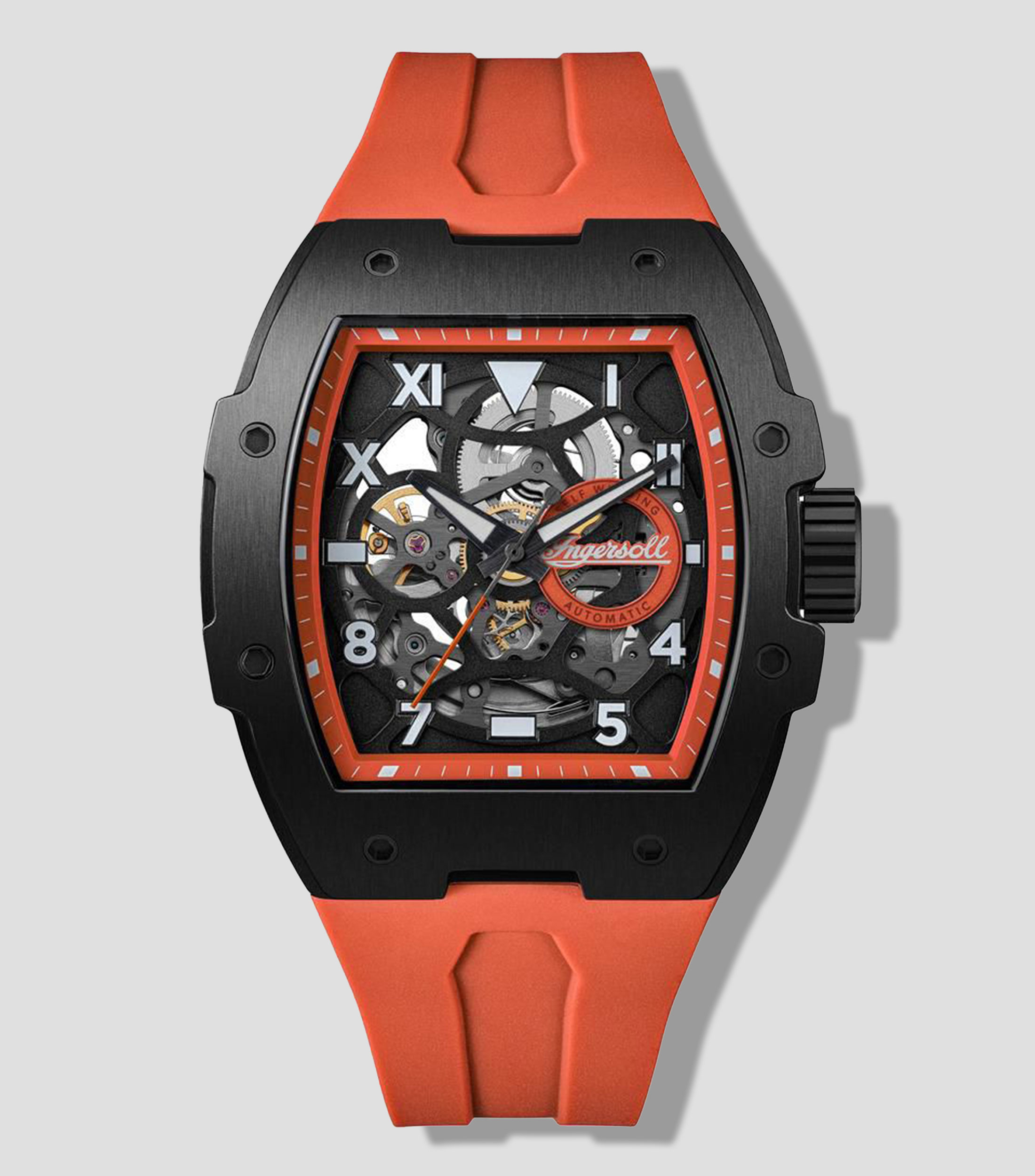 Reloj para Hombre The Play deportivo negro/naranja