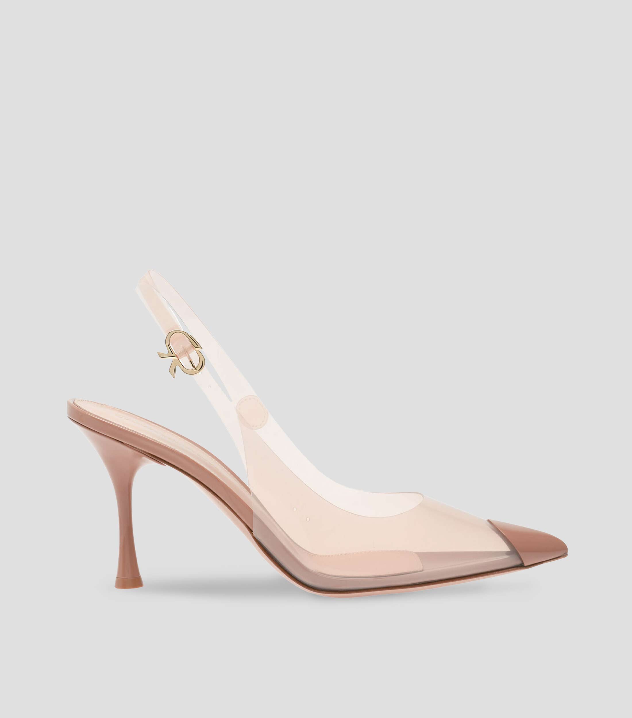 Zapatillas slingback tacón alto de aguja Diana lisas Mujer