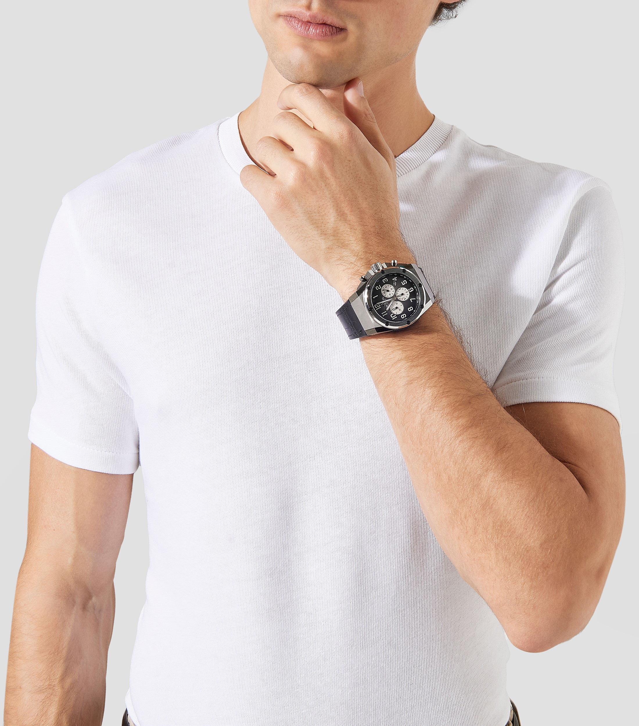 Reloj para Hombre Ace Genesis Deportivo Plateado