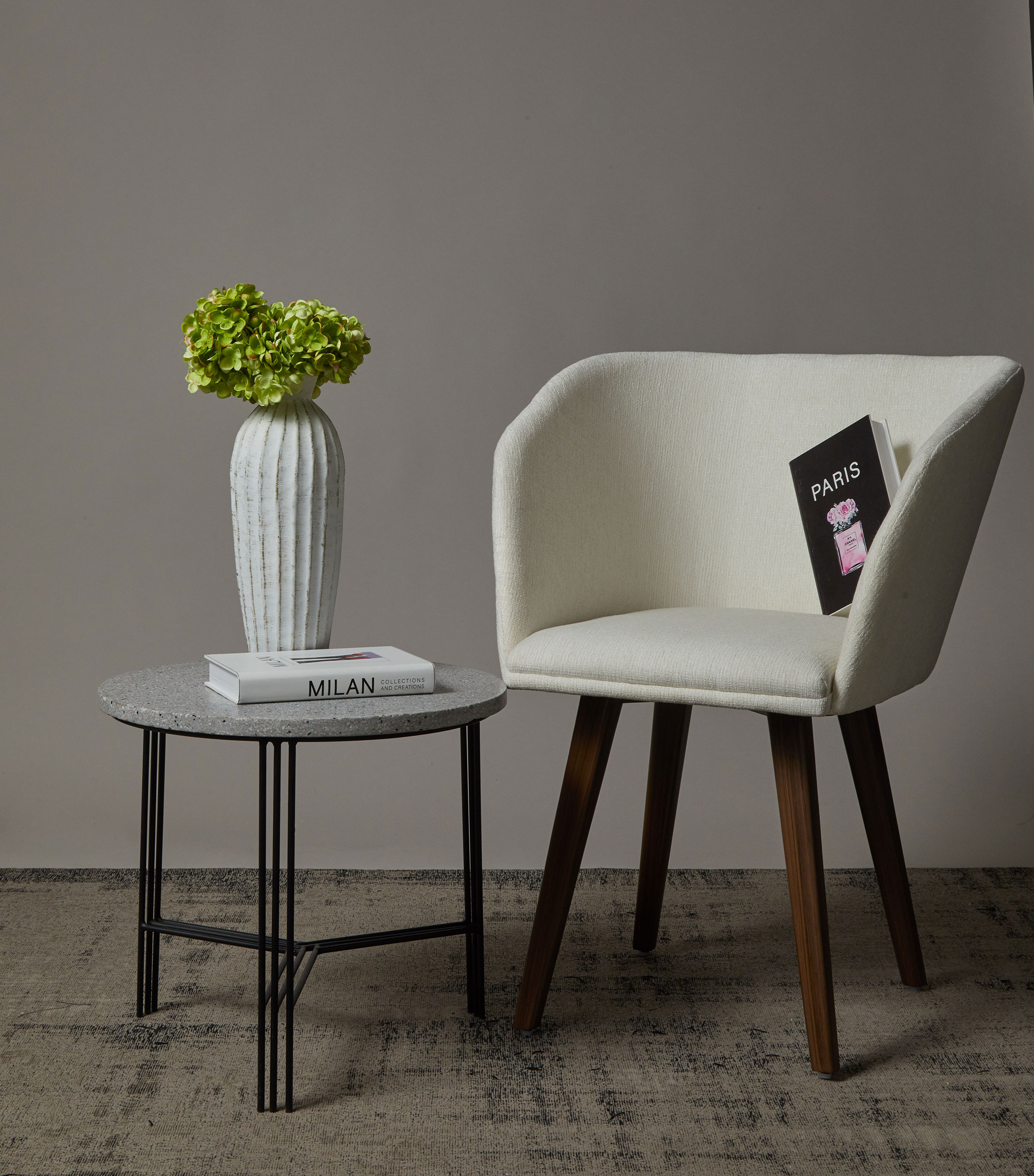 Silla Alan Ivory Blanco