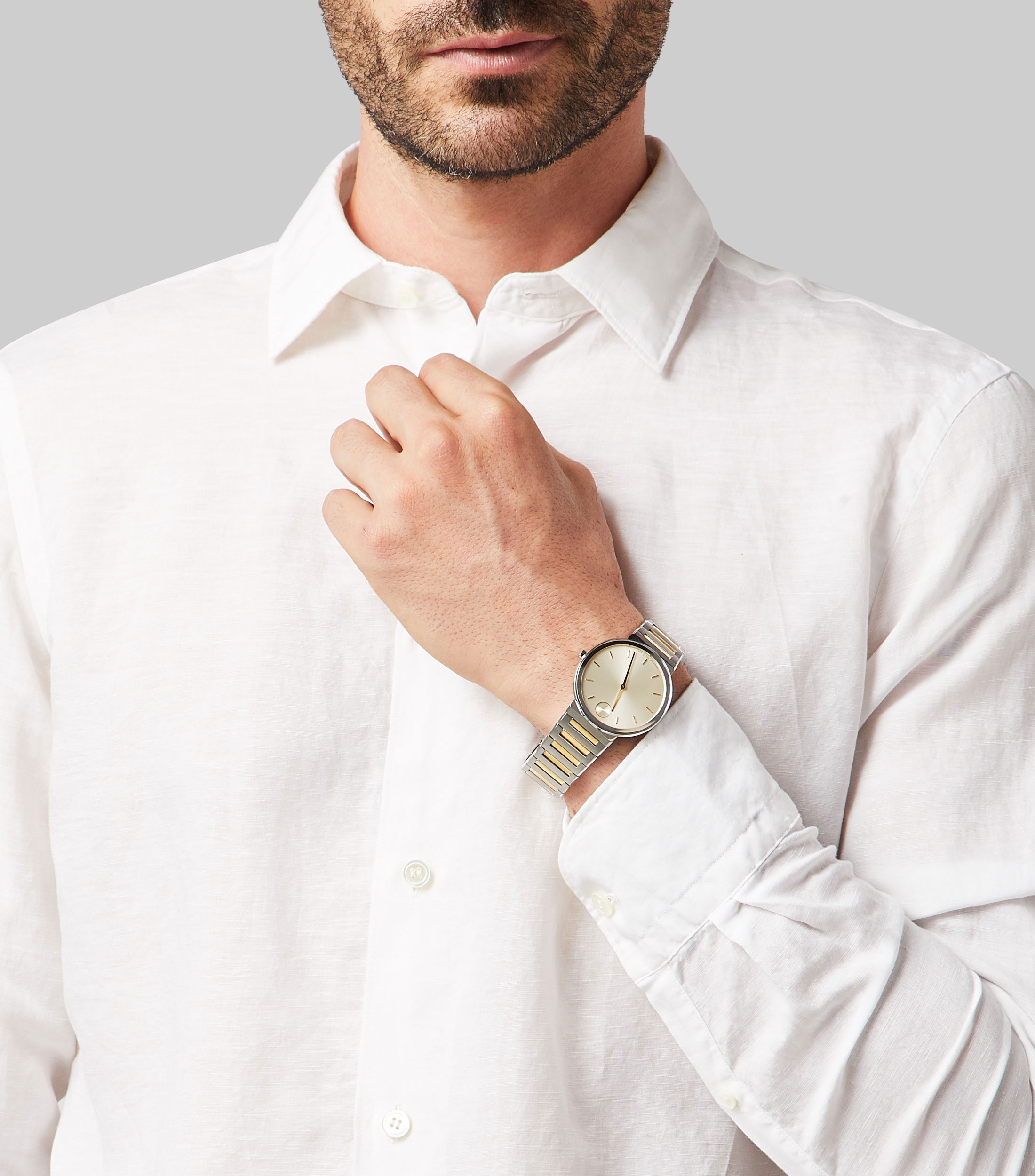 Reloj para hombre Bold Horizon de vestir Dorado