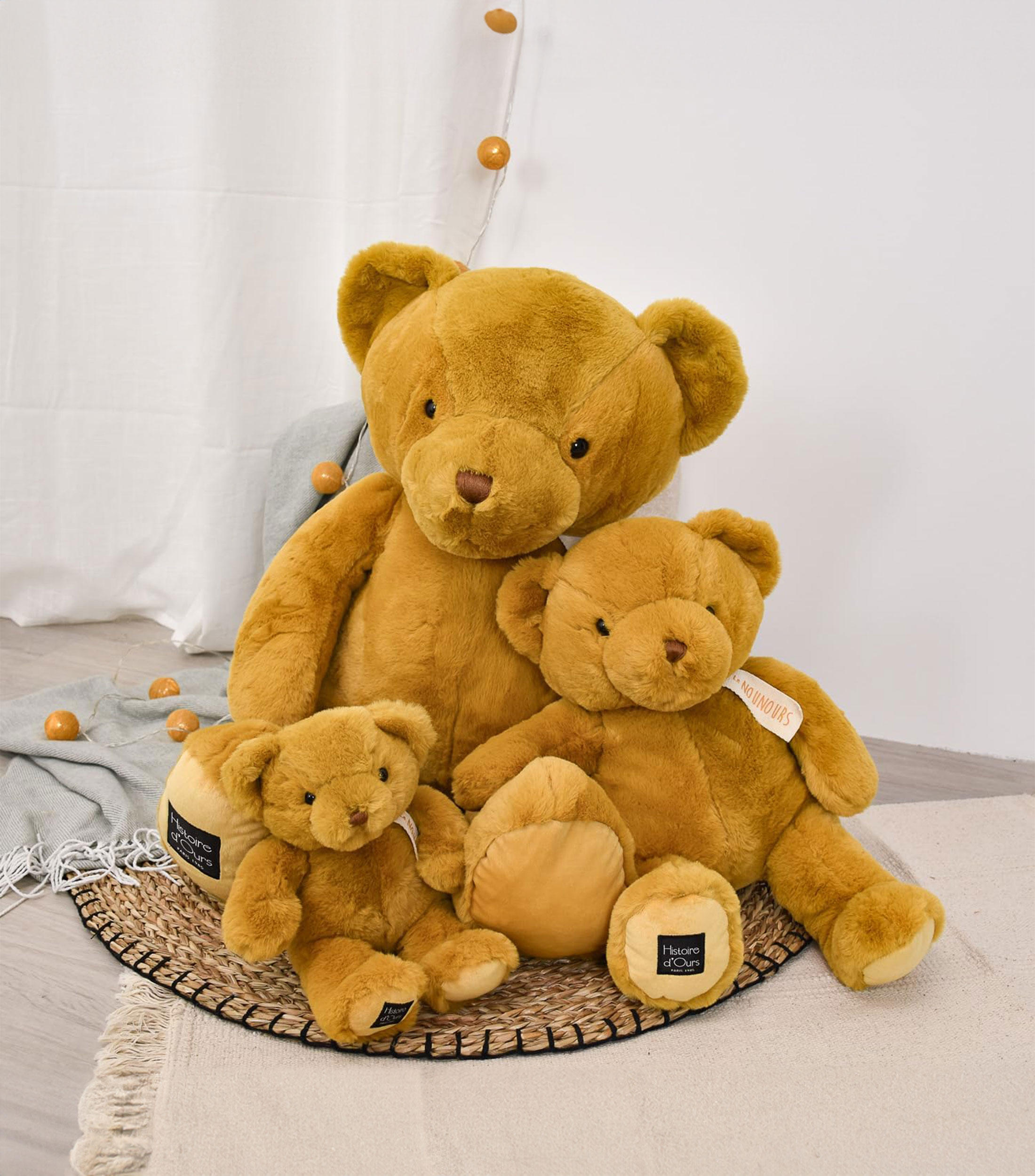 Muñeco de Peluche Osito ocre 75 cm