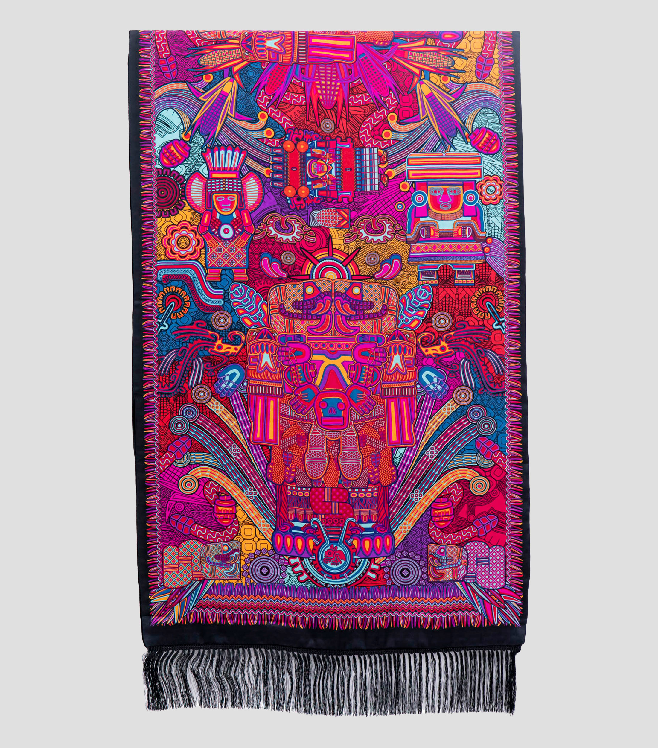 Chalina morado Diosas Mexicas Mujer