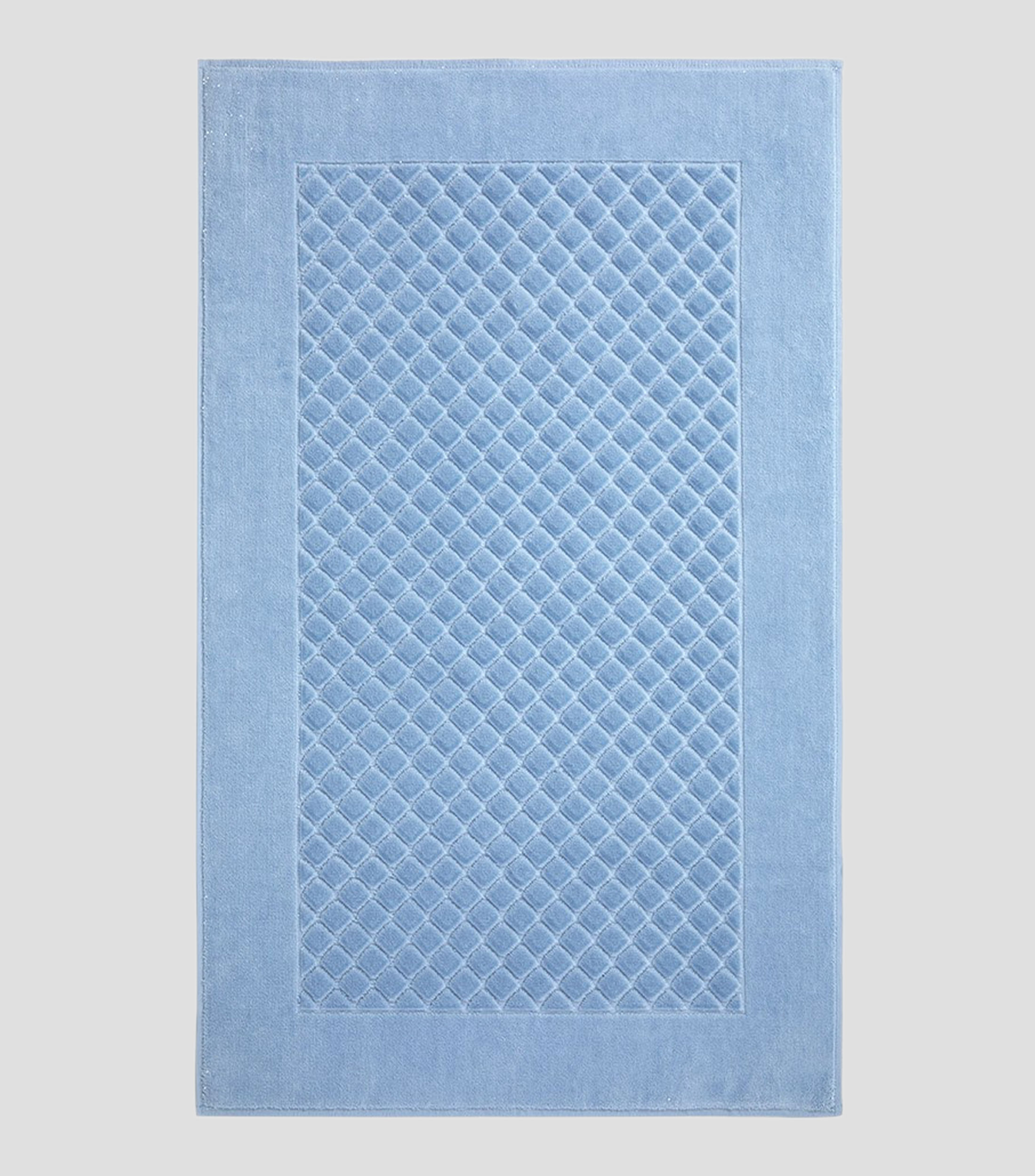 Tapete de baño Etoile azul rectangular