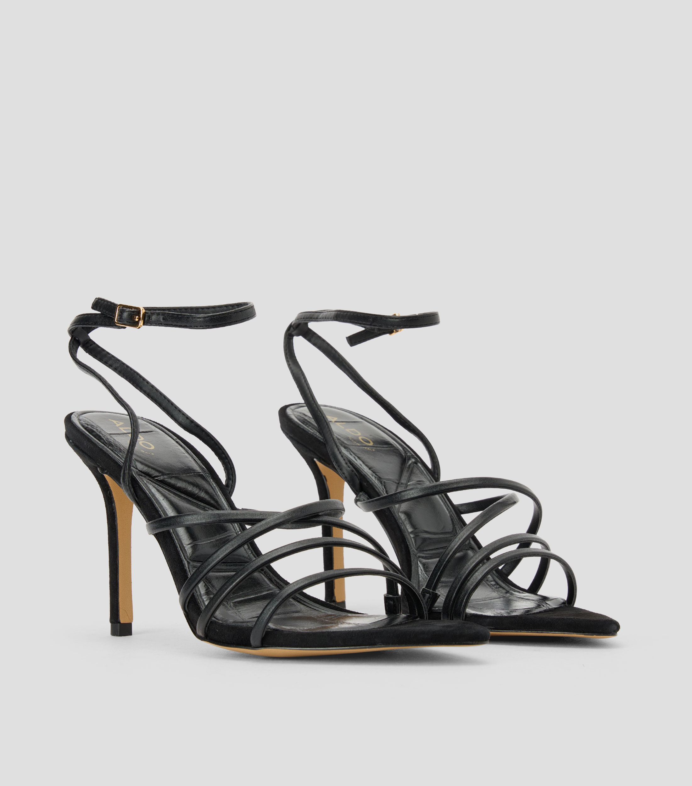 Sandalias con tacón alto de aguja Solania Mujer