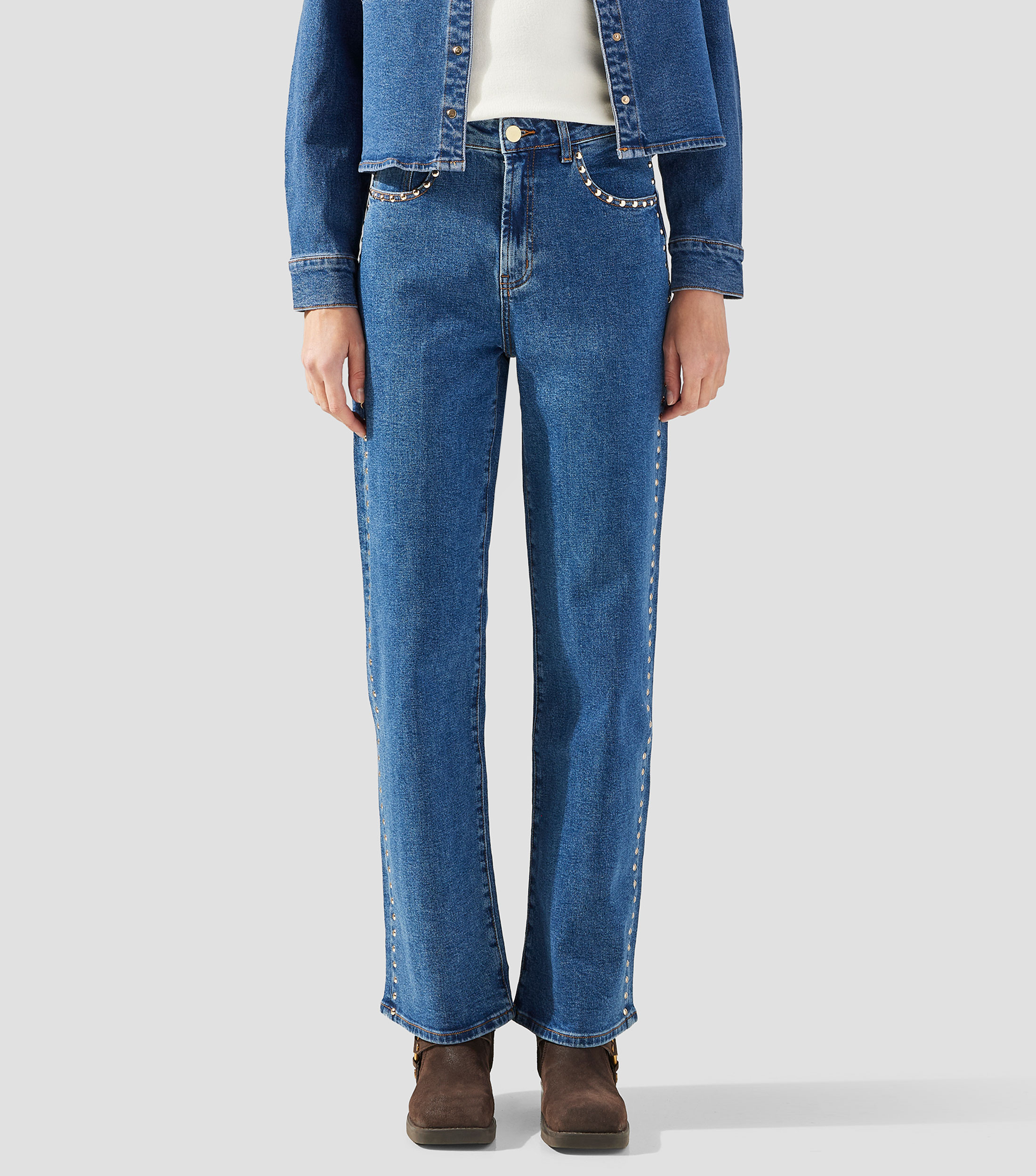Jeans wideleg Mujer