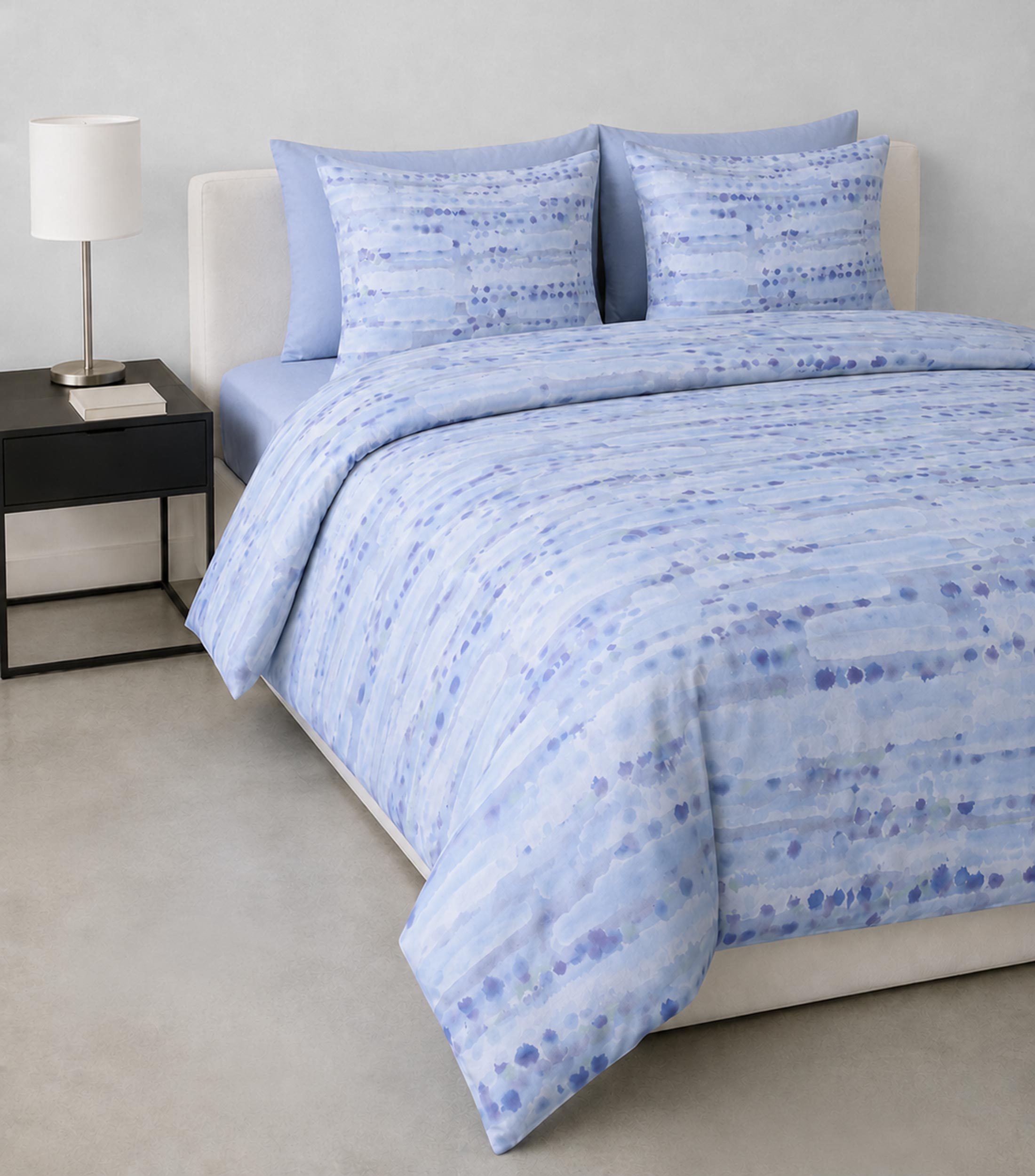 Juego de funda para duvet King size en algodón Pedregal