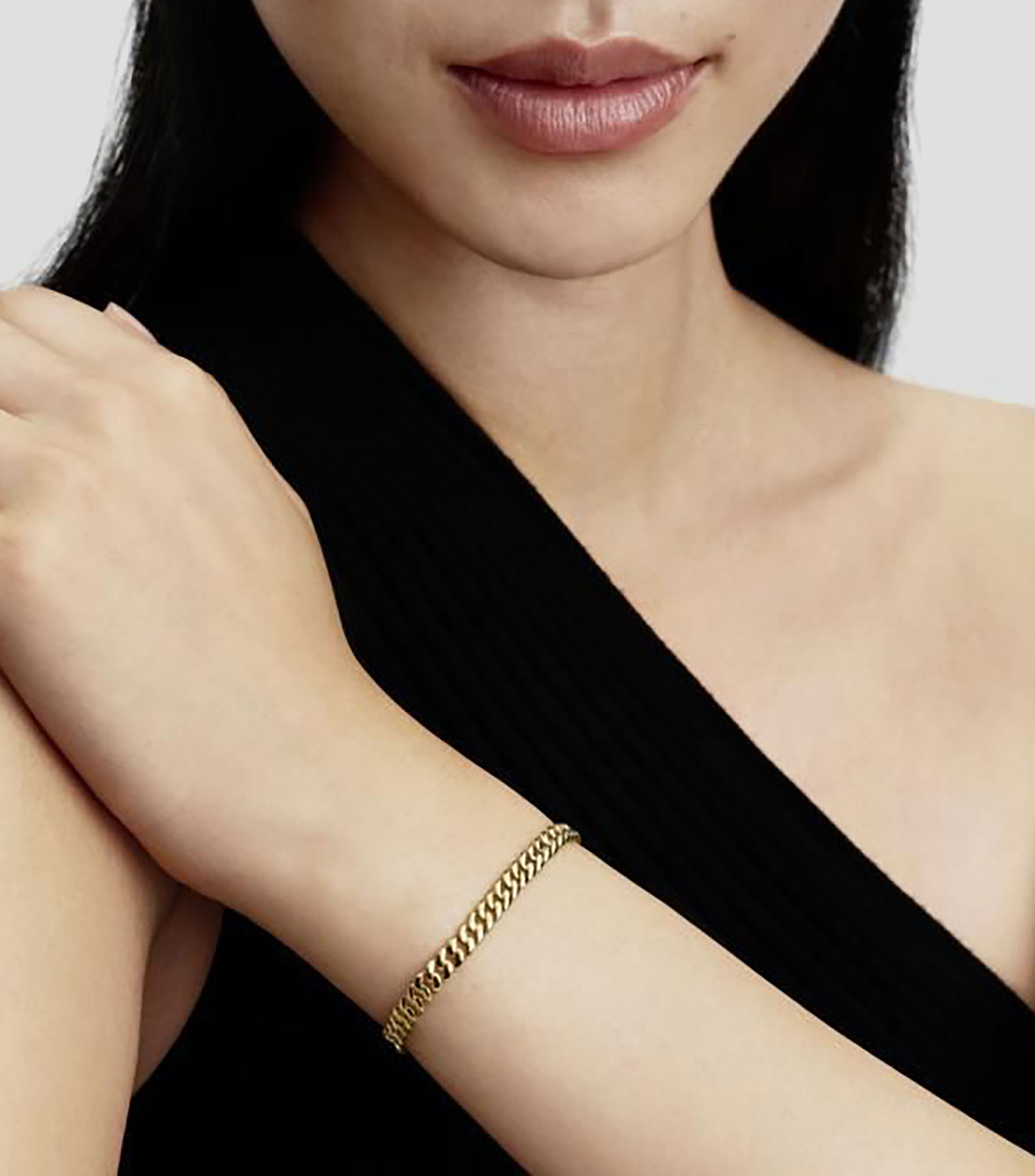 Brazalete en plata Mujer