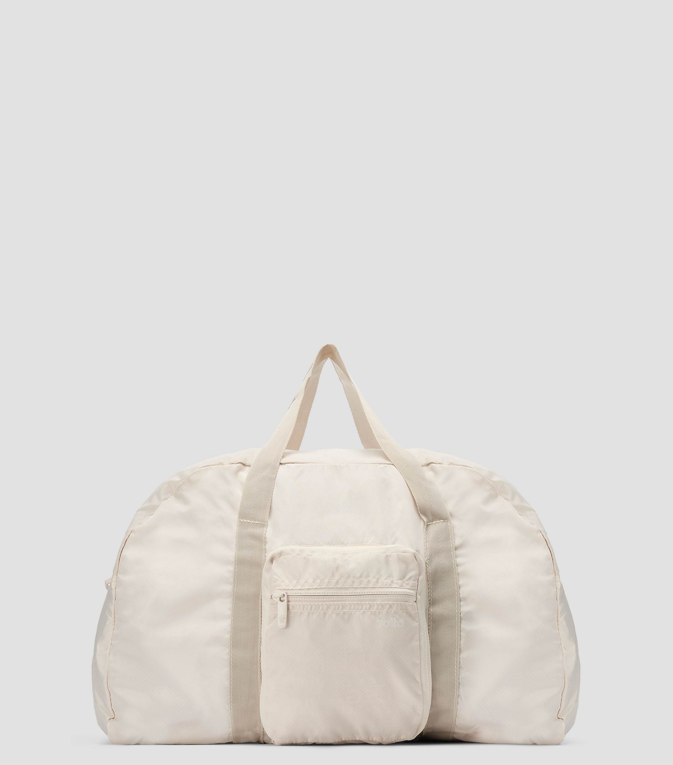 Maleta Duffle bag Tula Branel plegable blanca