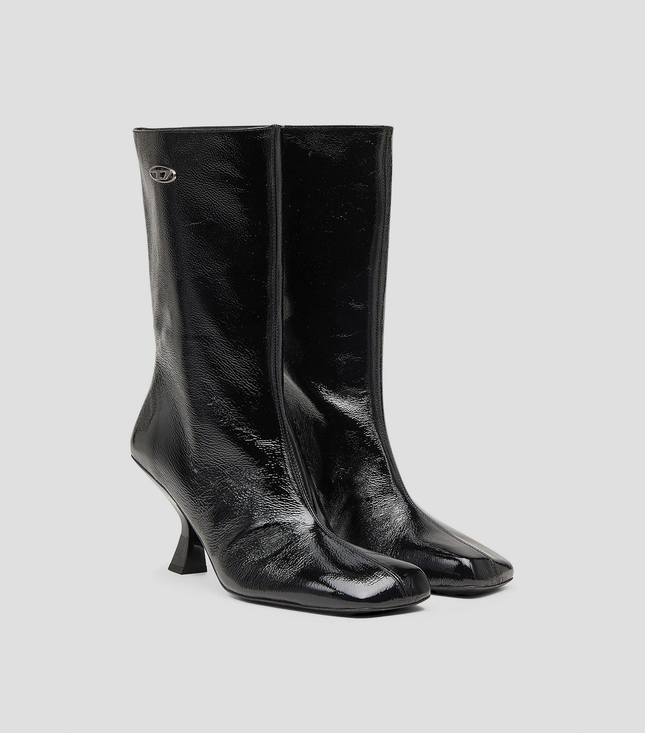 Botines D-Amber Tube 75 con tacón medio y cuadrado Mujer