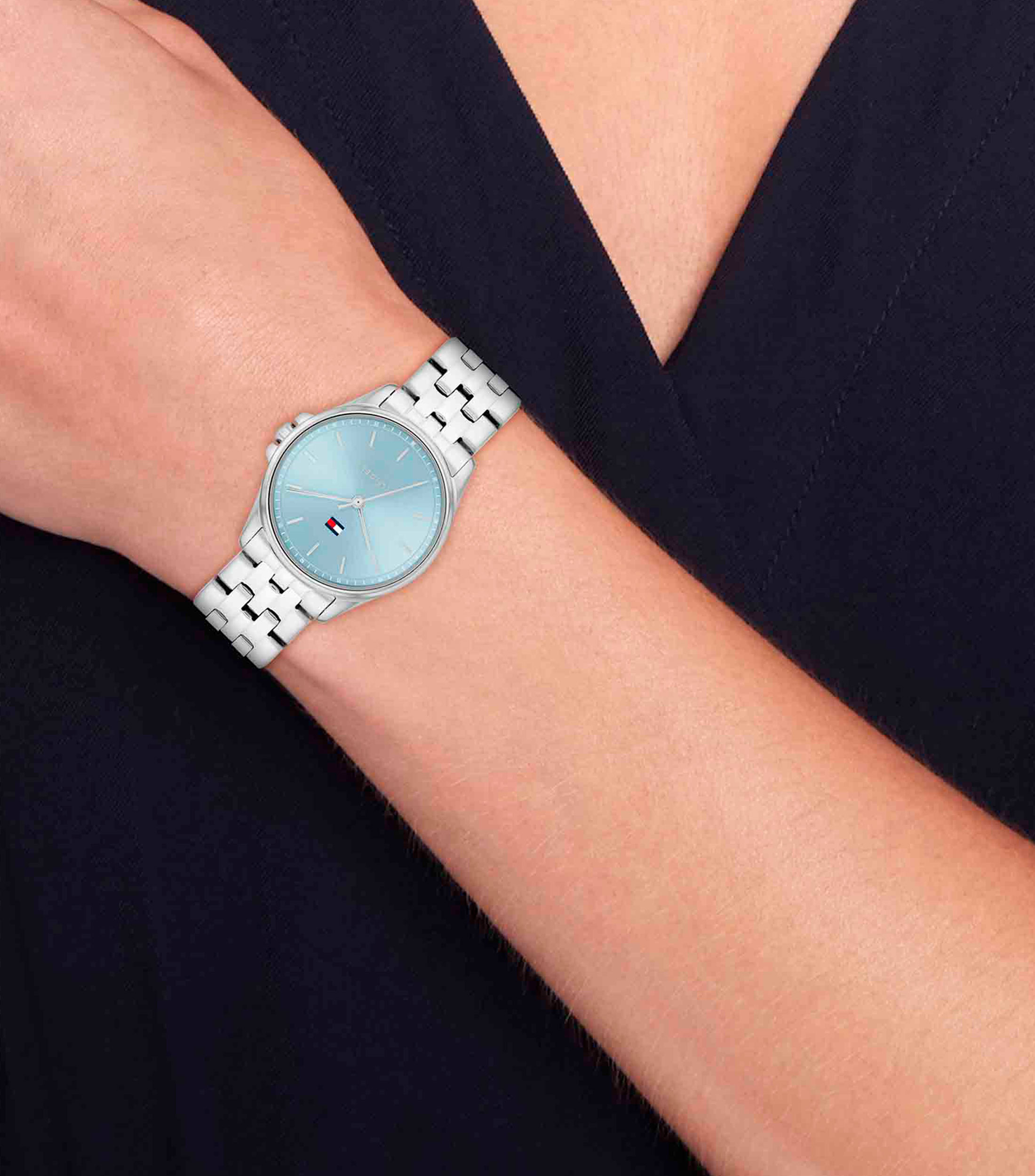 Reloj para Mujer Jade Casual, Plateado