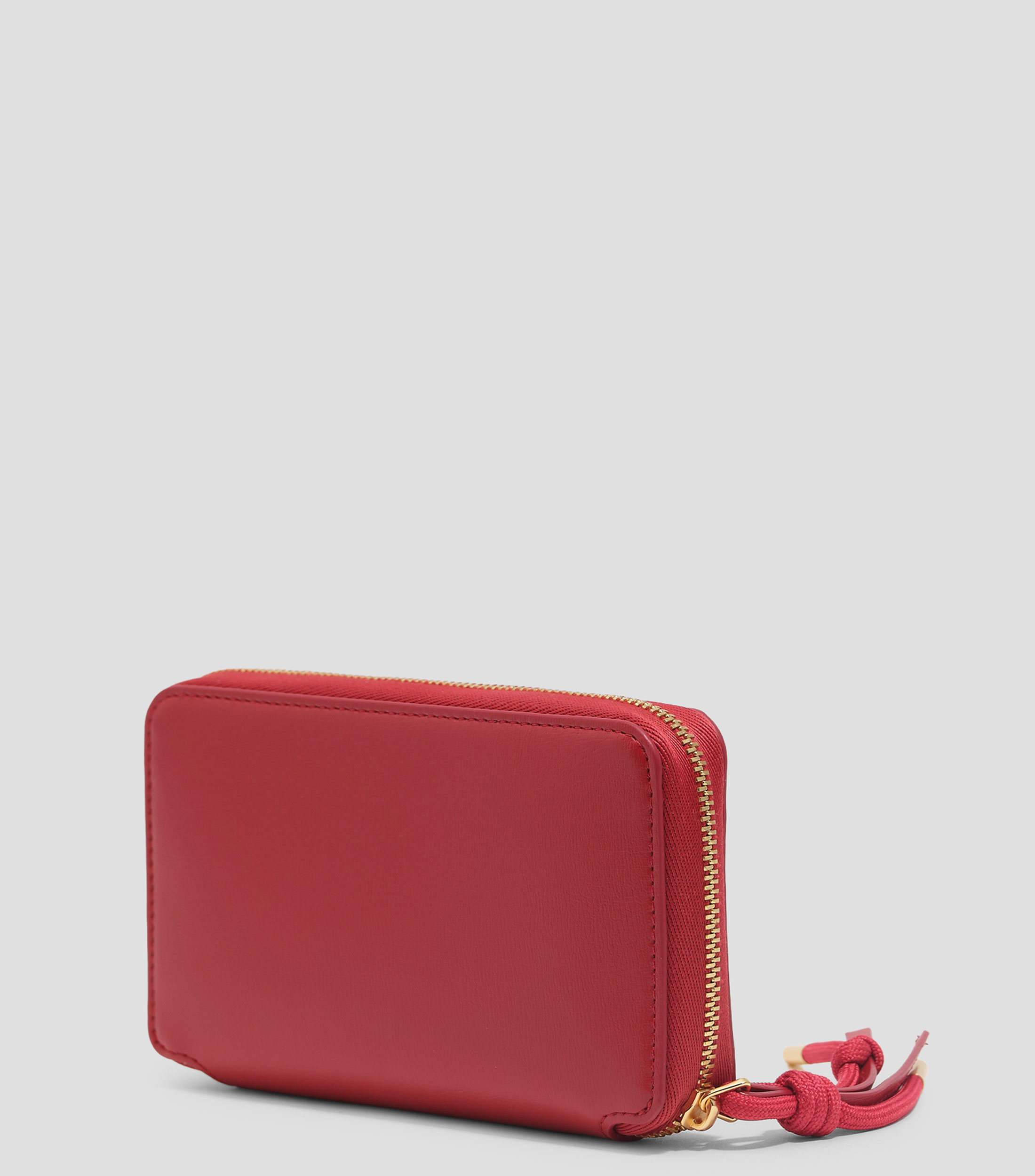 Cartera horizontal mediana piel roja Mujer