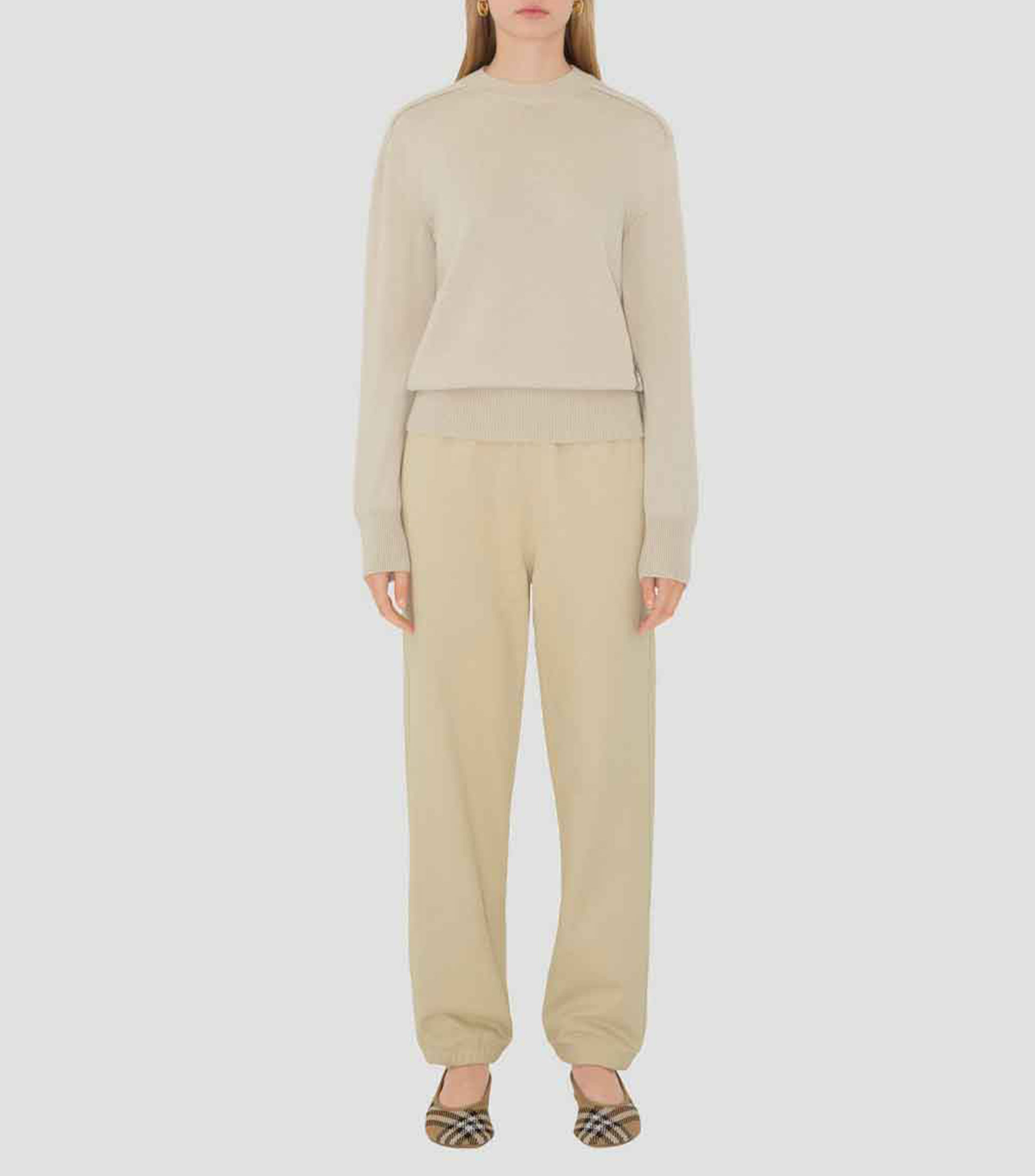 Pantalones de jogging en algodón Mujer