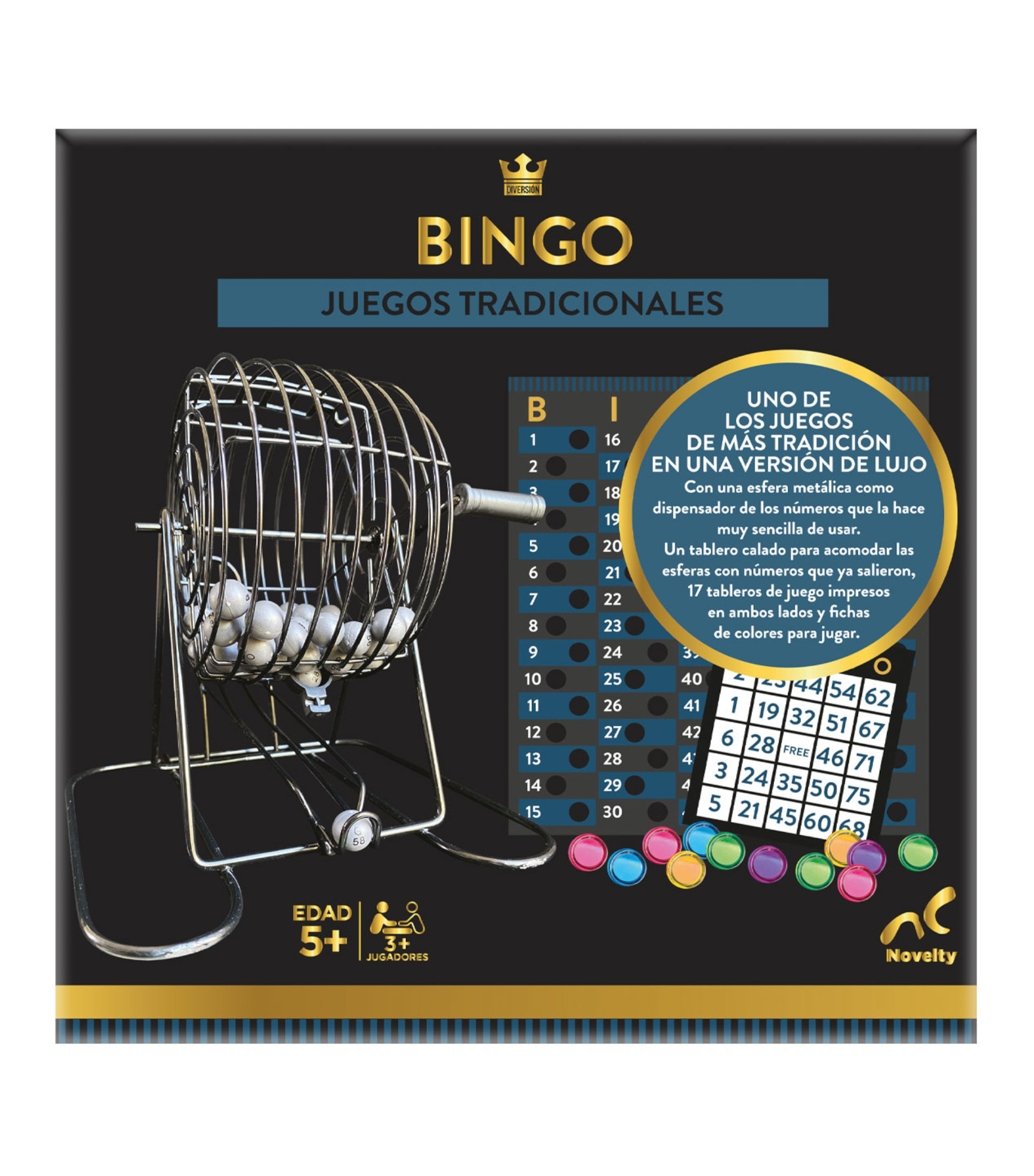 Novelty Juego de mesa Bingo FOIL El Palacio de Hierro