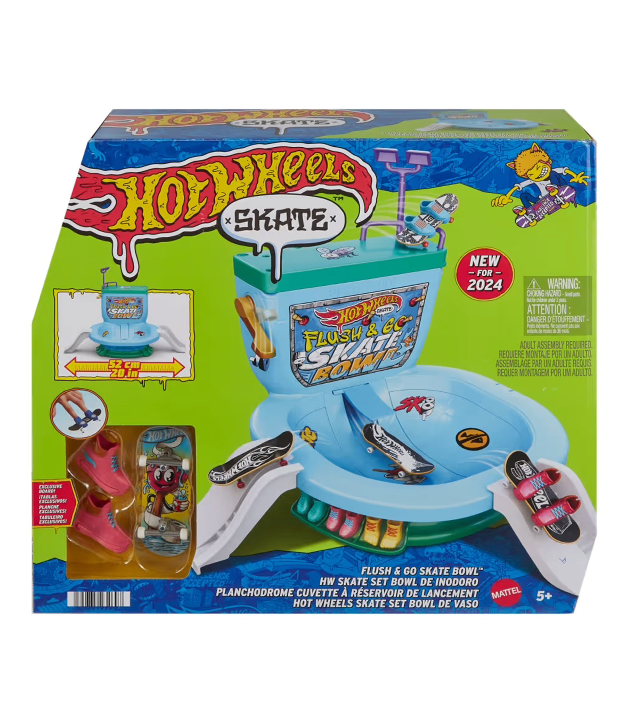 Pista Skate Set Bowl de Inodoro
