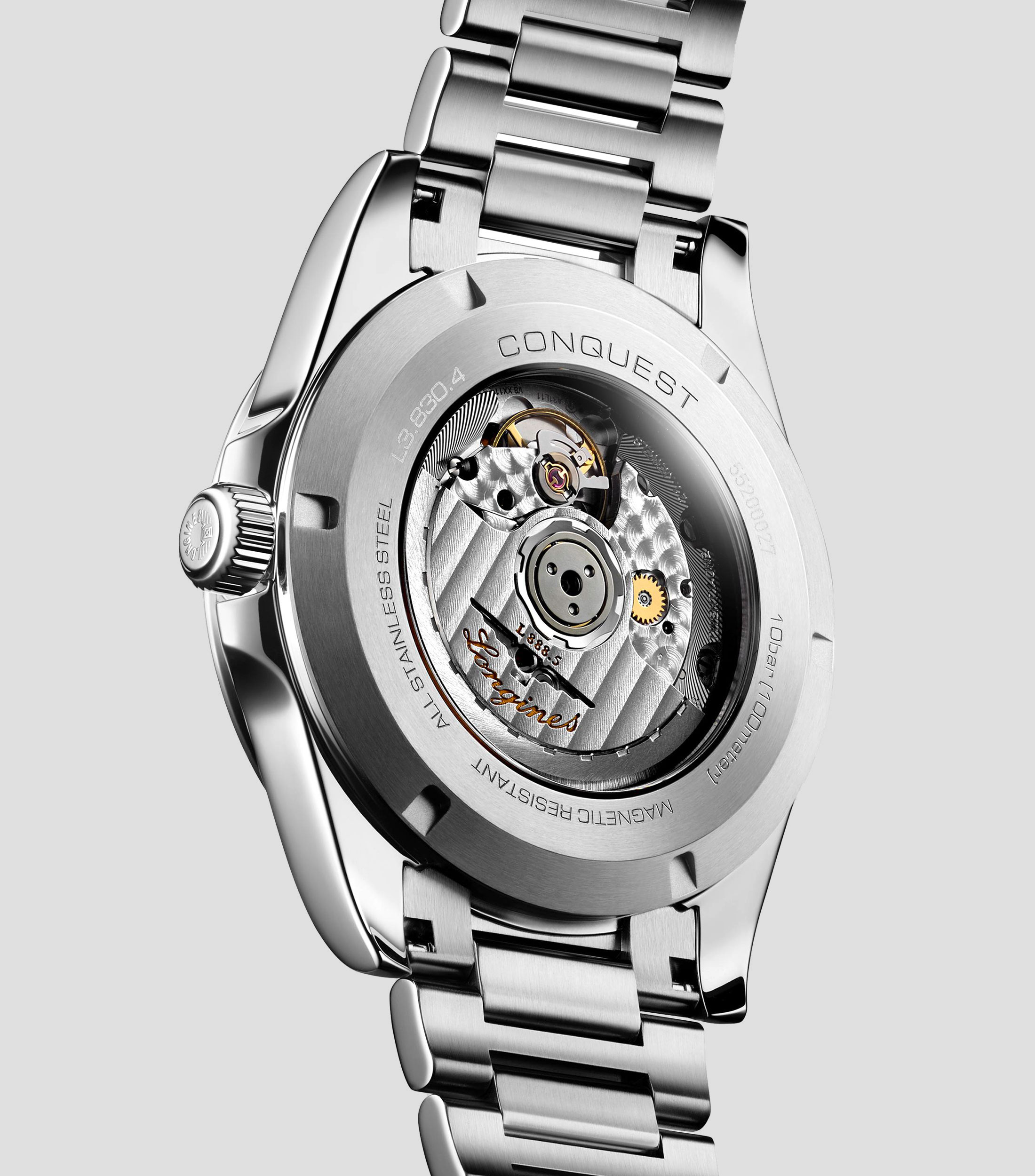 Reloj para Hombre Conquest casual plateado