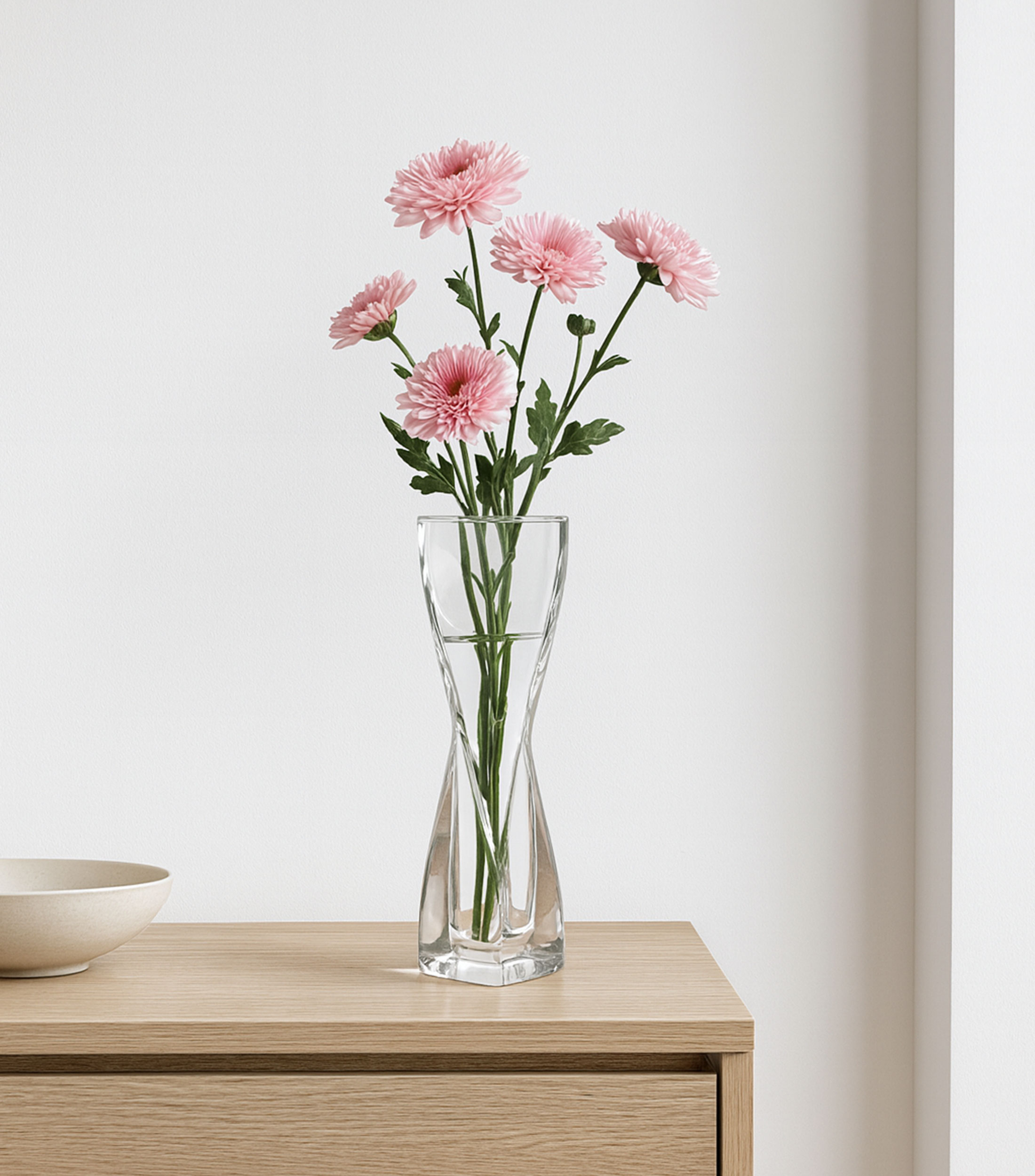 Florero Swirl en vidrio