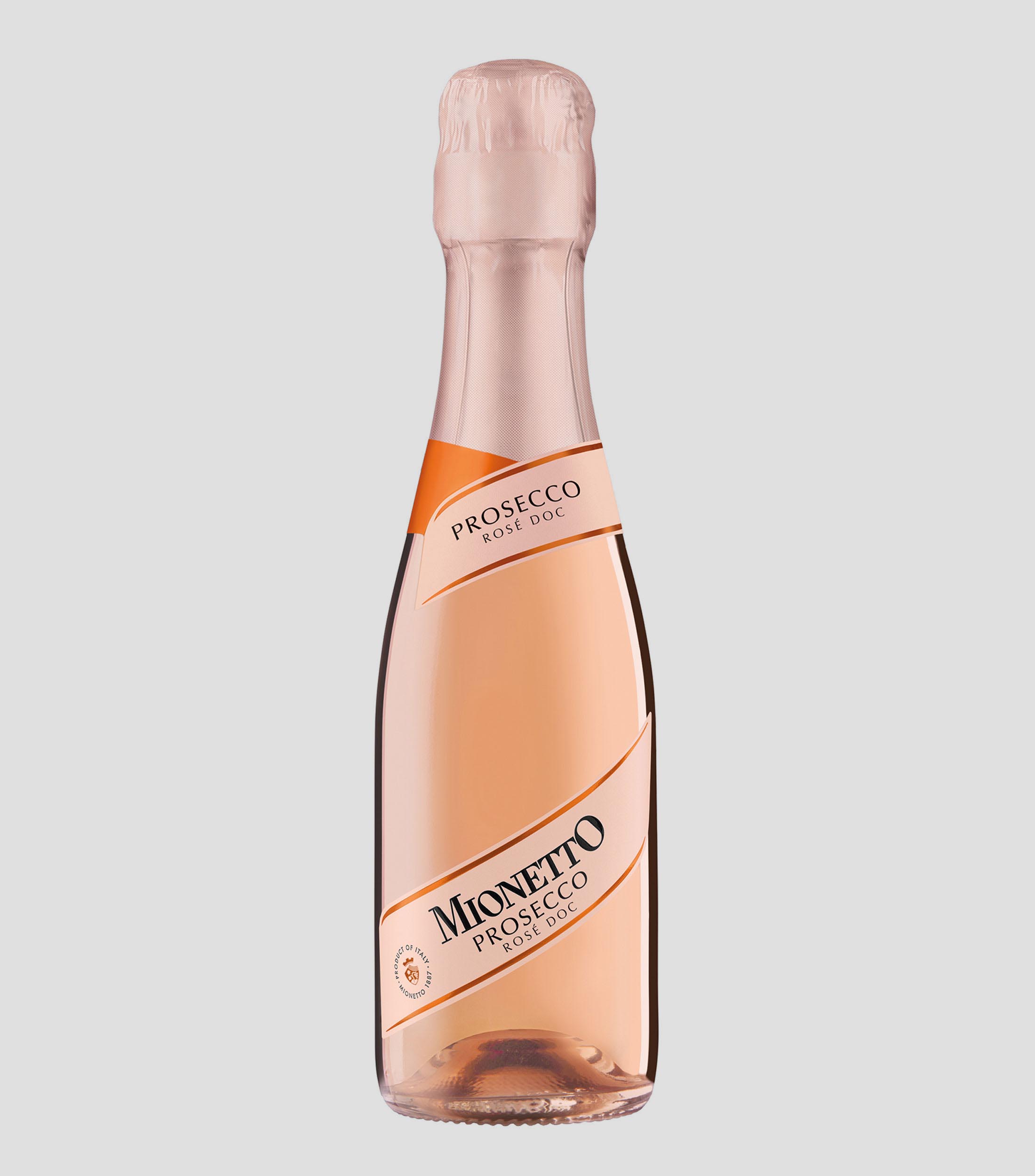 Vino rosado Glera, Prosecco Rosé Doc, Italia, 200 ml