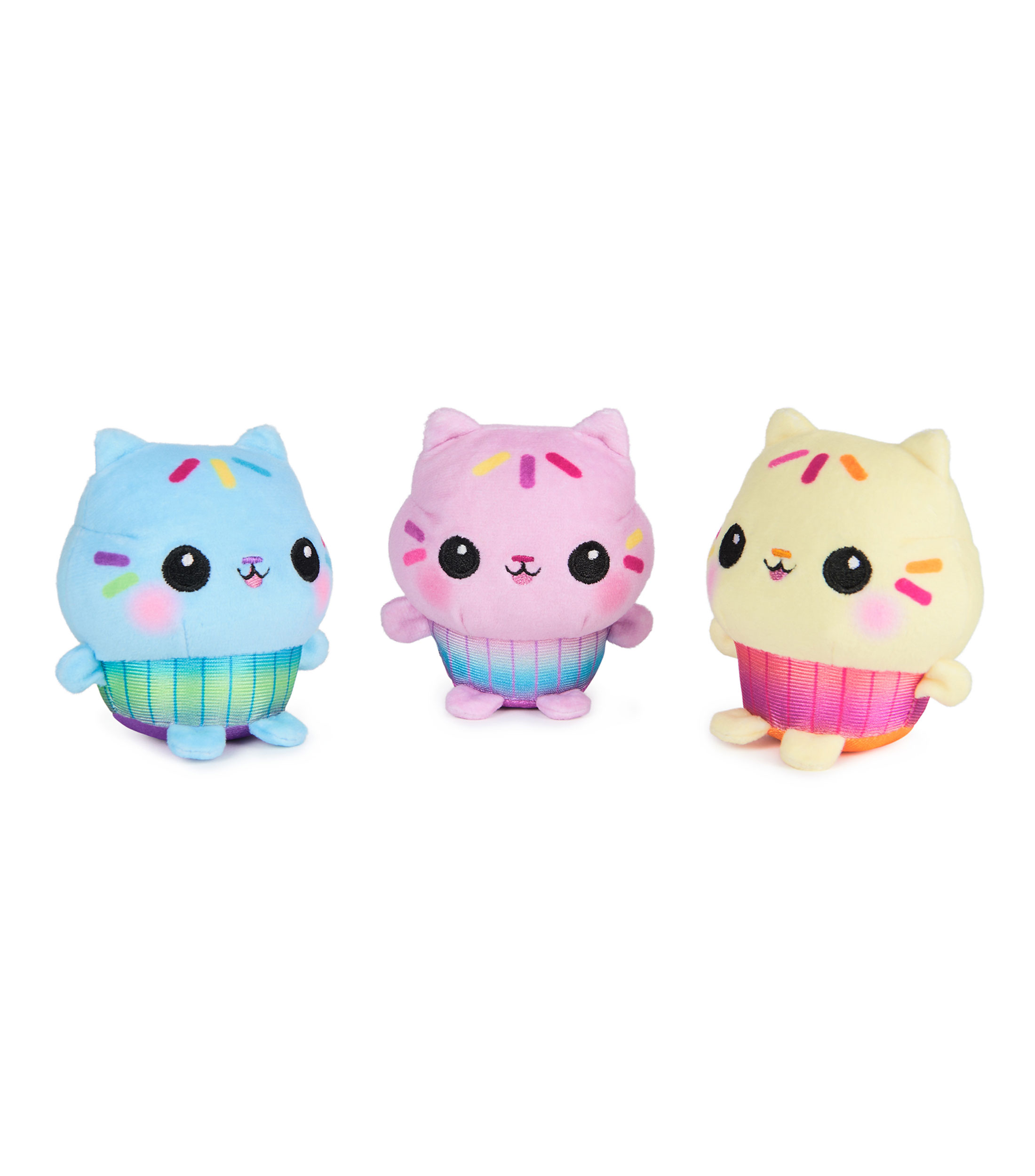 Set 3 Peluches Primos Pastelillos