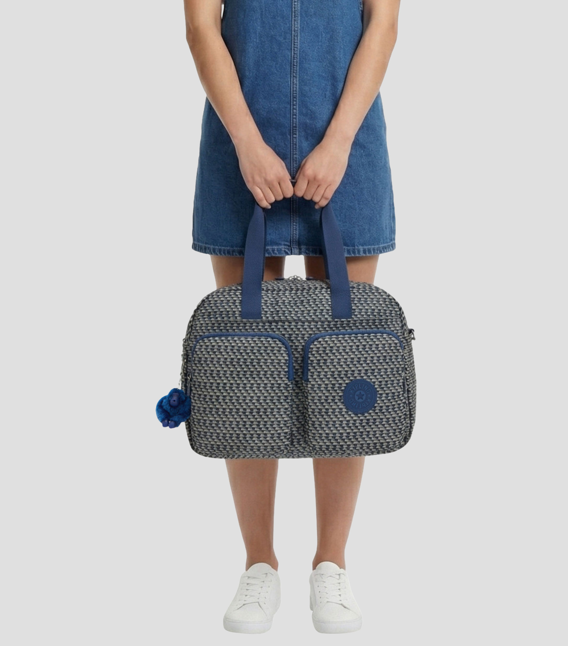 Maleta de mano suave Defea azul