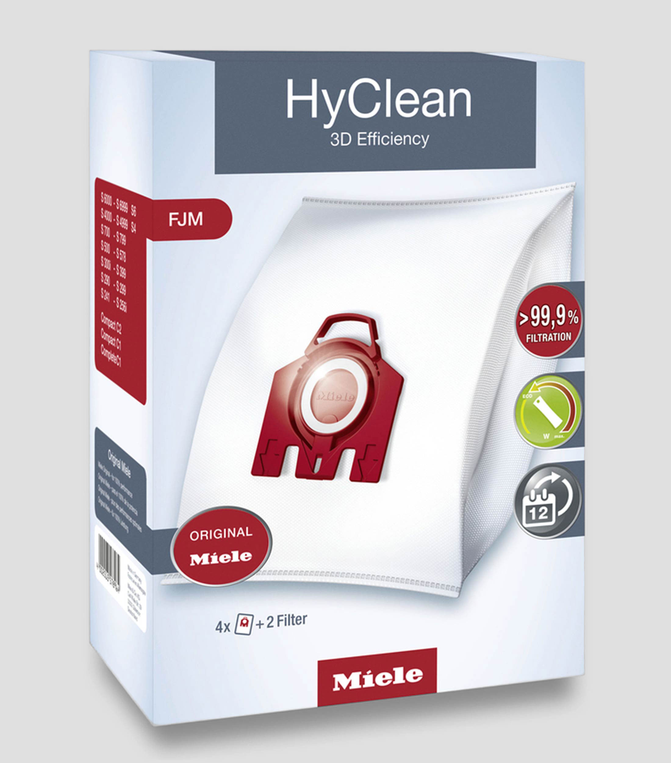 Bolsas de repuesto para aspiradora HyClean 3D FJM