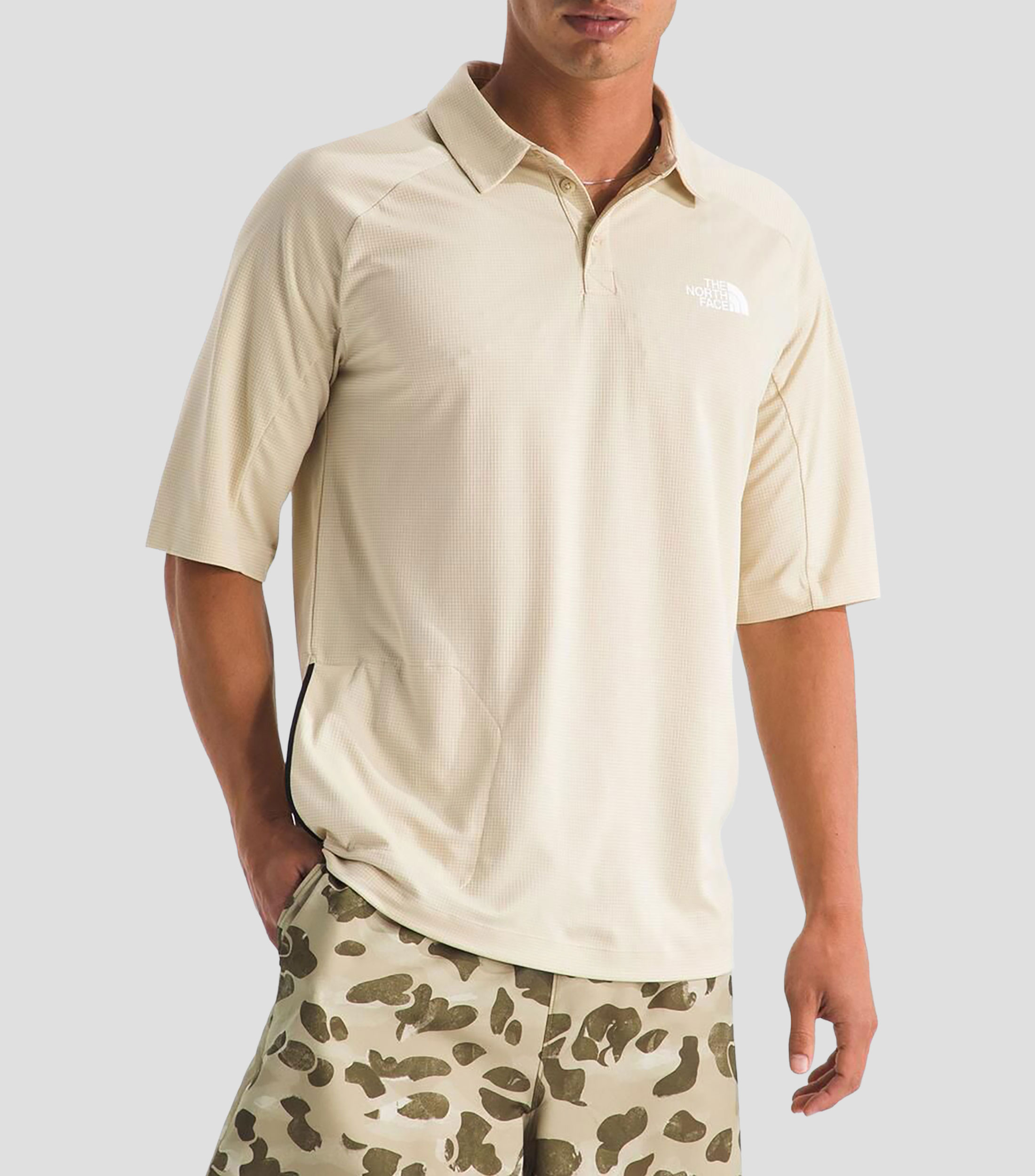 Playera Lightrange cuello tipo polo manga corta lisa Hombre