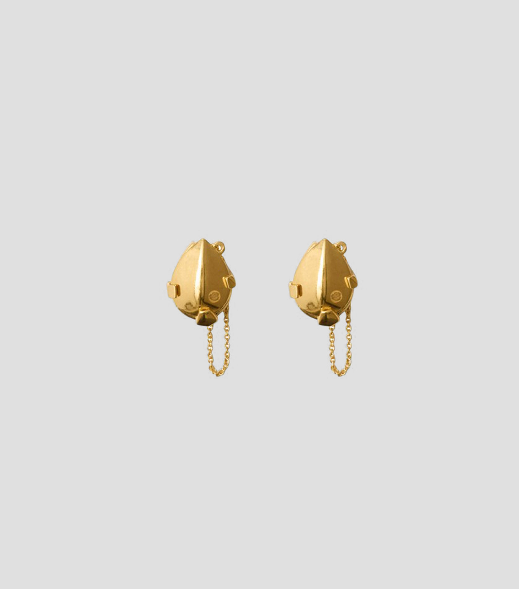 Pendientes en Plata Colgante Shield con Onix Mujer